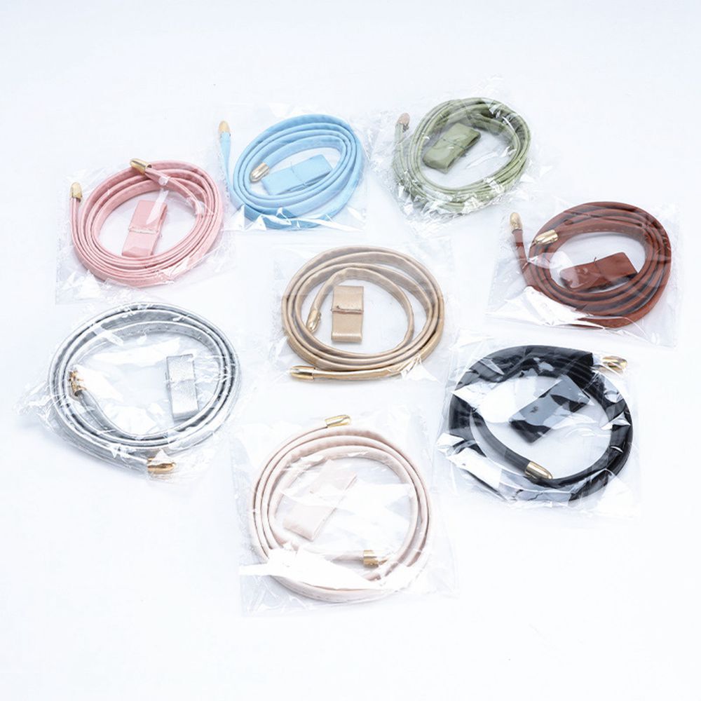 PU Leather Drawstring Replacement Strap for Bucket Bag Handbag DIY Backpack 97cm