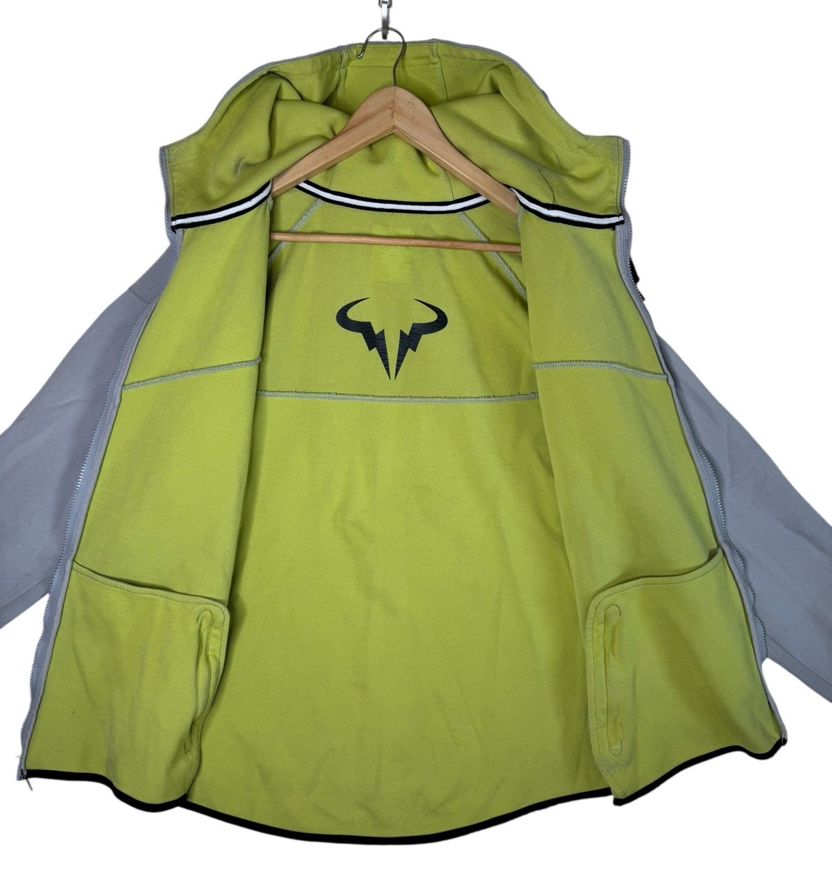 Nike Premier Rafa Hoodie Jacket Wolf Grey 644733-012 Men XL 2015 Australian Open