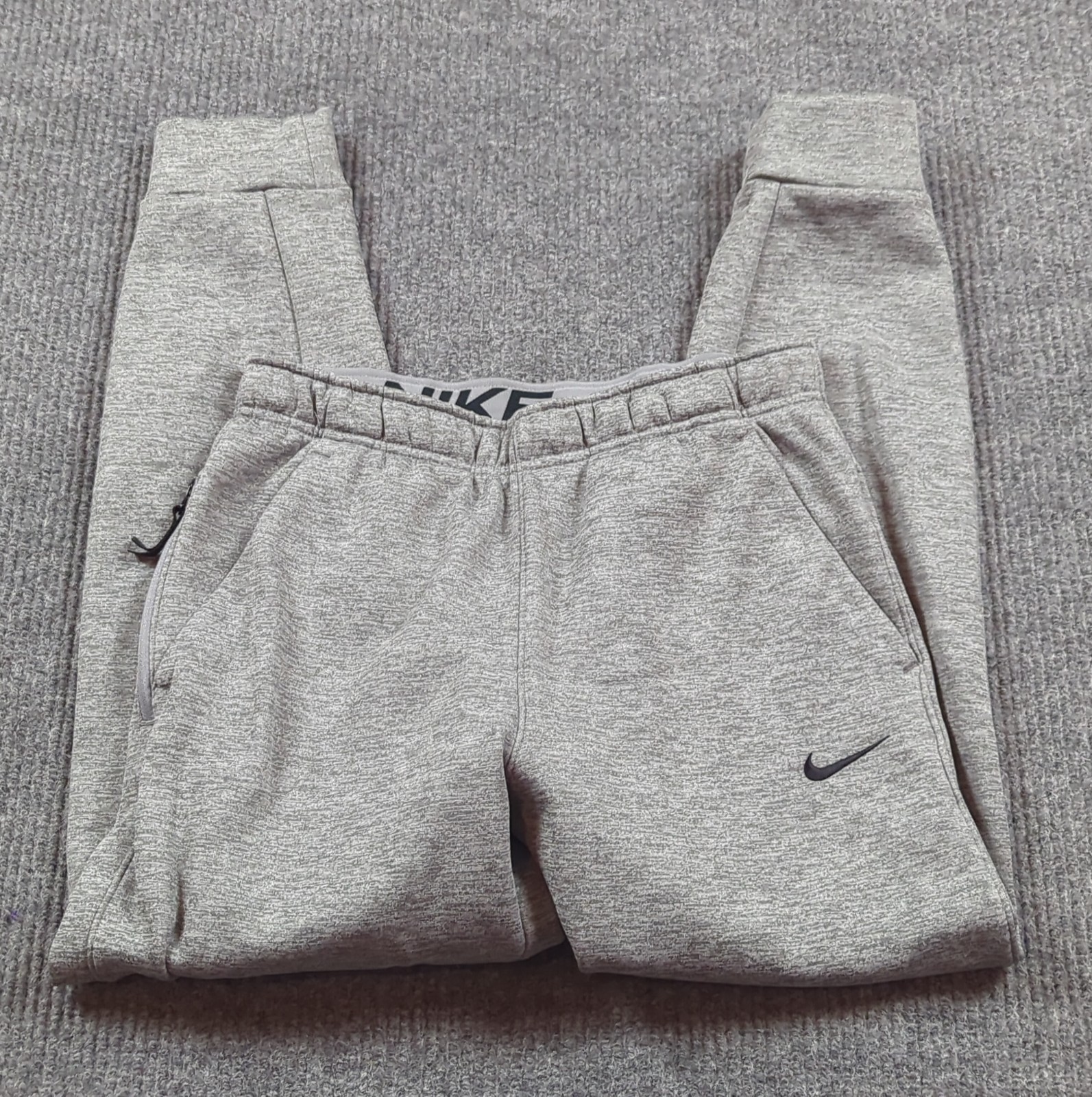 Nike Pants Mens Small Gray Atheltic Running Therma Fit Lounge Sweat Jogger