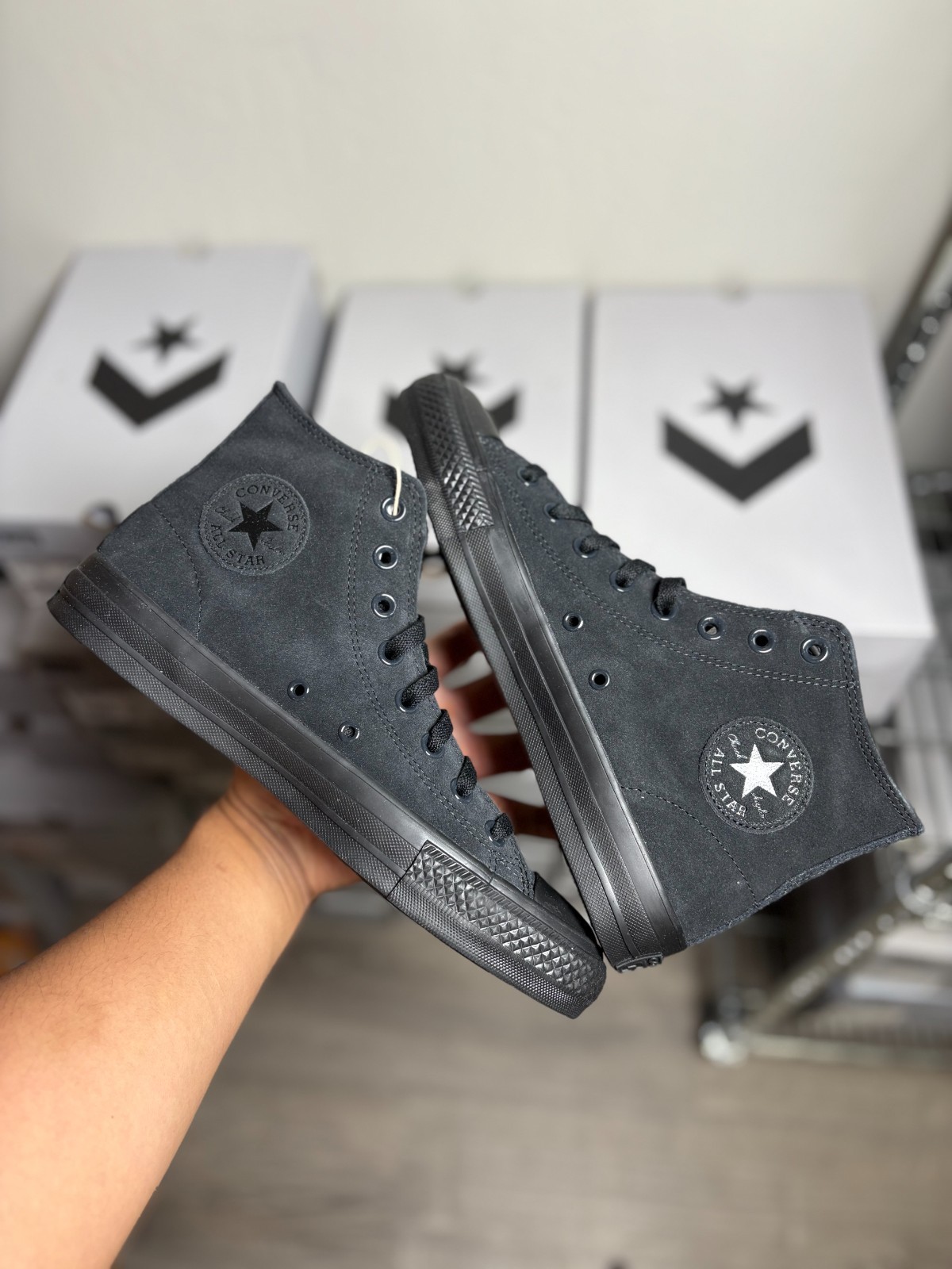 Converse Cons Chuck Taylor All Star Pro Suede – Black [161578C] Choose Size