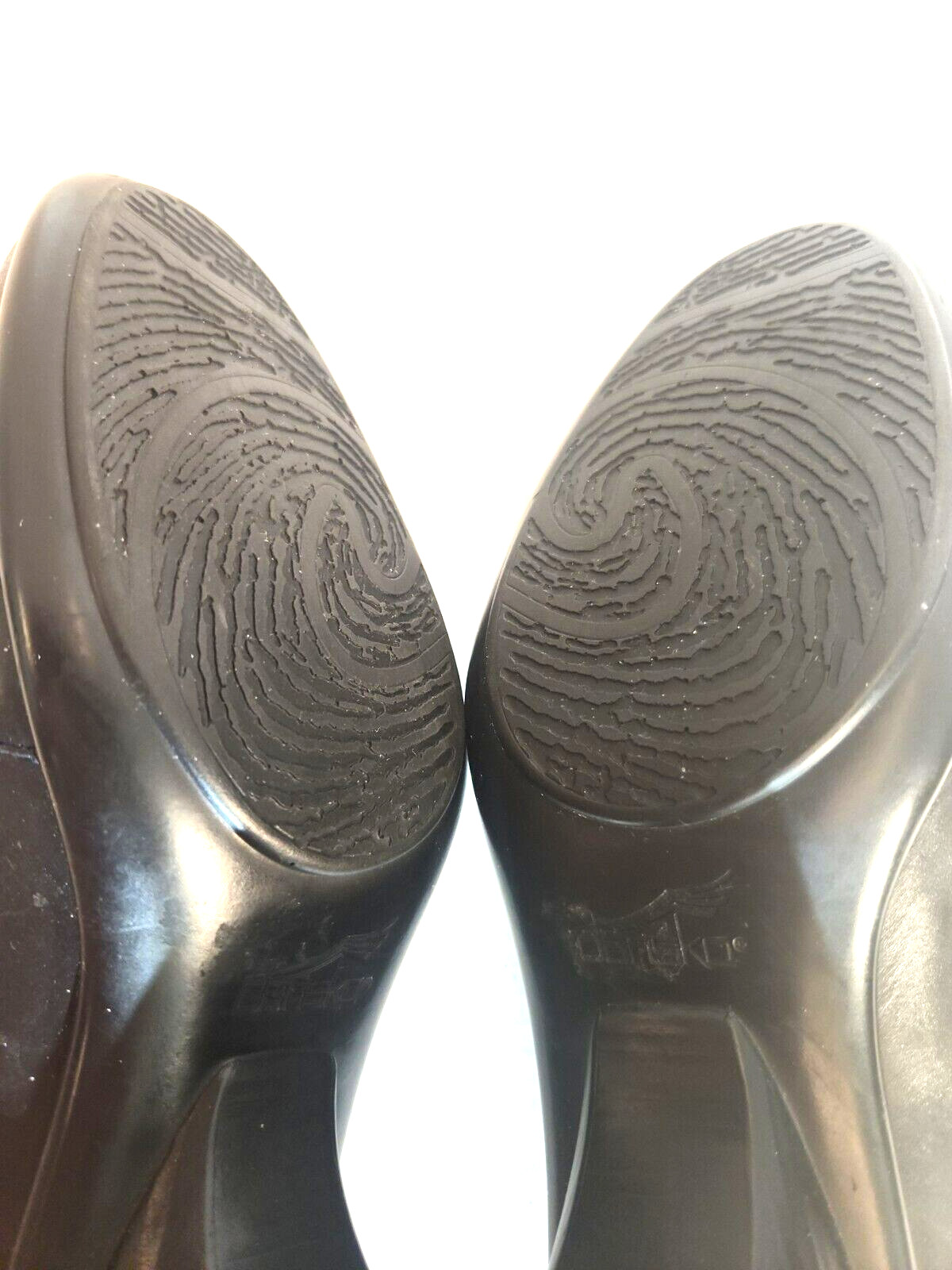 Dansko Black Leather 2.25 in Heel Shoes Size 41 (US 10-10.5)