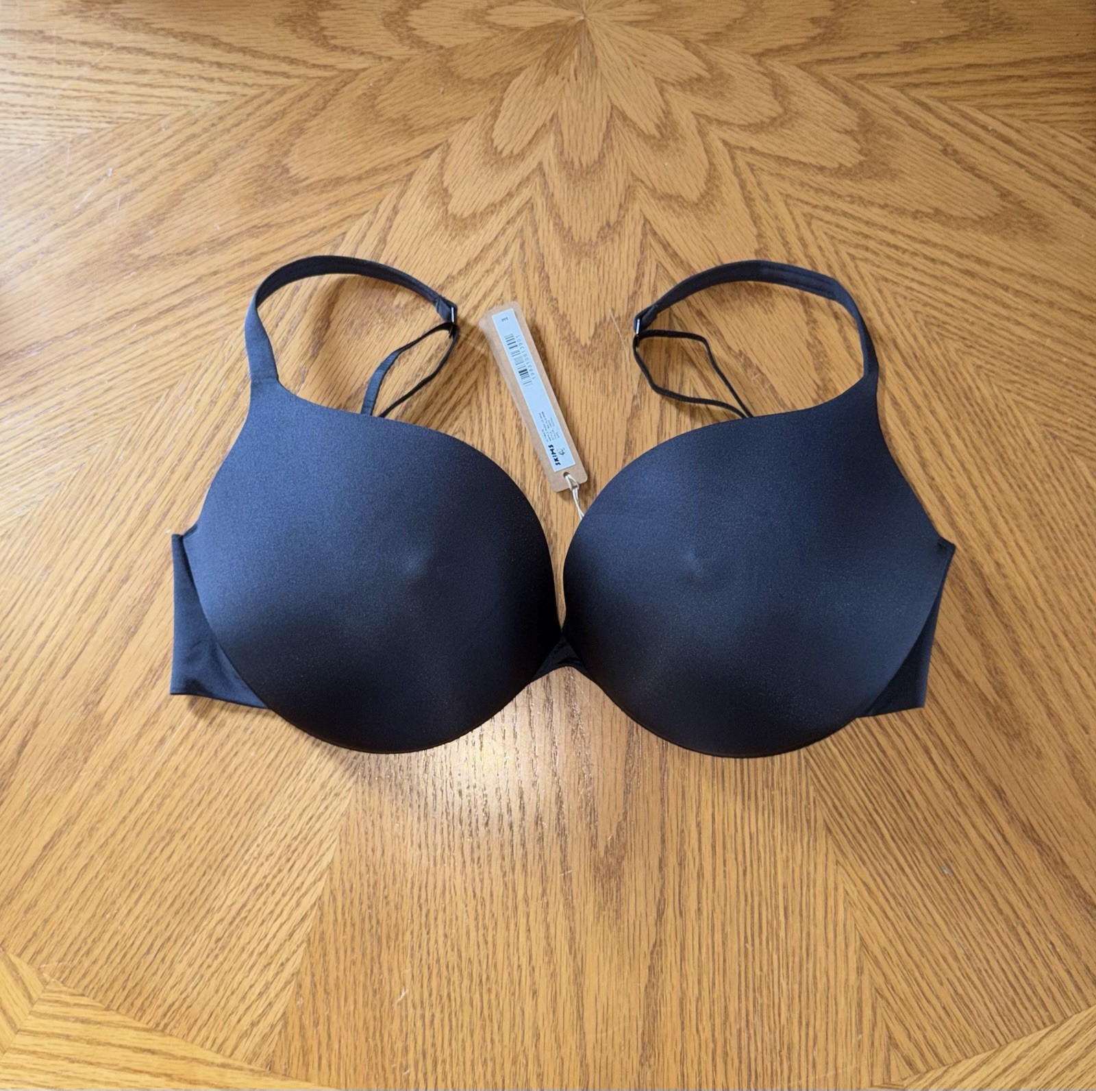 SKIMS NIPPLE BRA ULTIMATE PUSH UP Body 32DDD ONYX BLACK Apex New NWT $68 MSRP