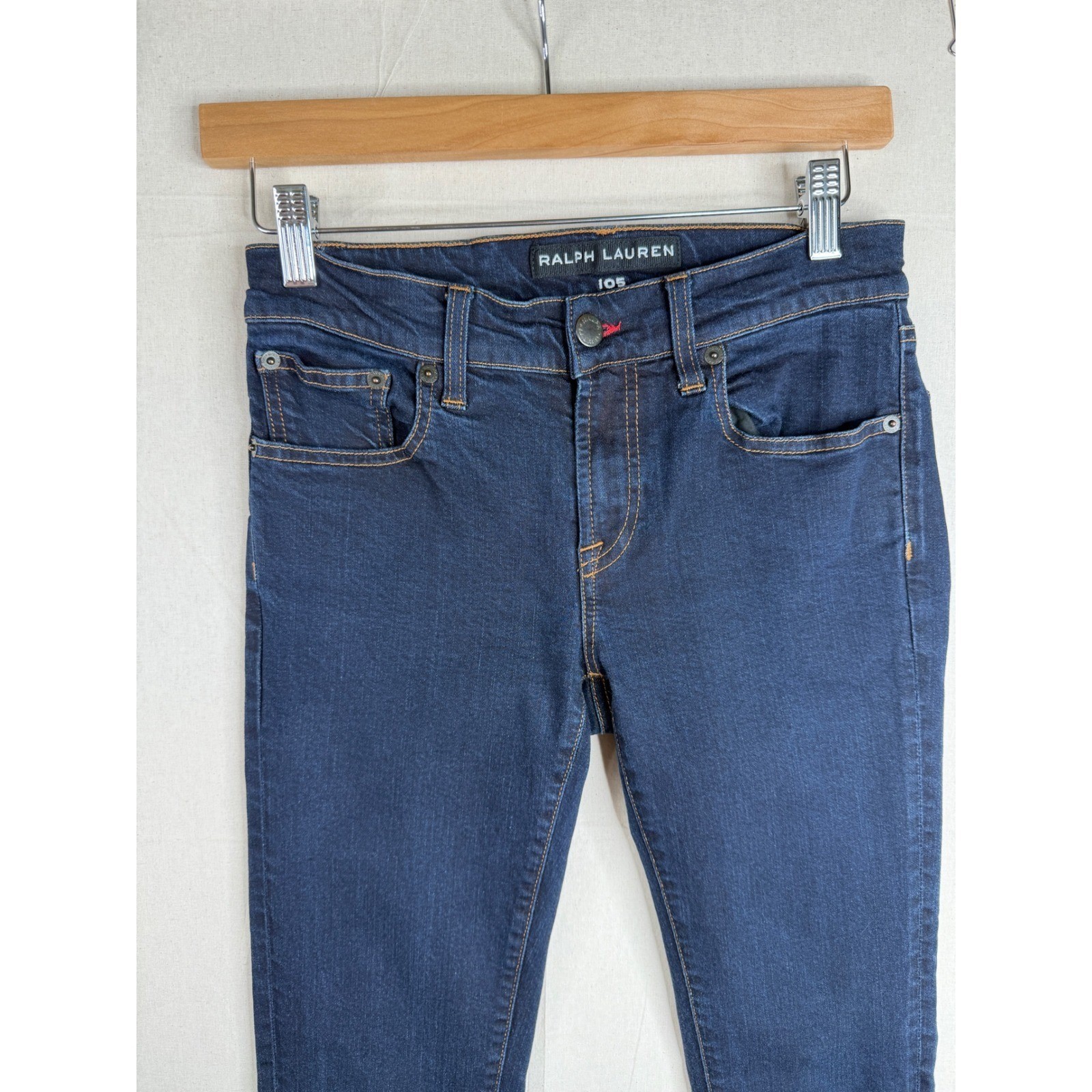 Ralph Lauren Black Label 105 Skinny Jeans size 28 Dark Blue