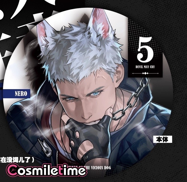 DEVIL MAY CRY Nero Acrylic Figures Stand Badge Postcard Set Collection Gift YZ