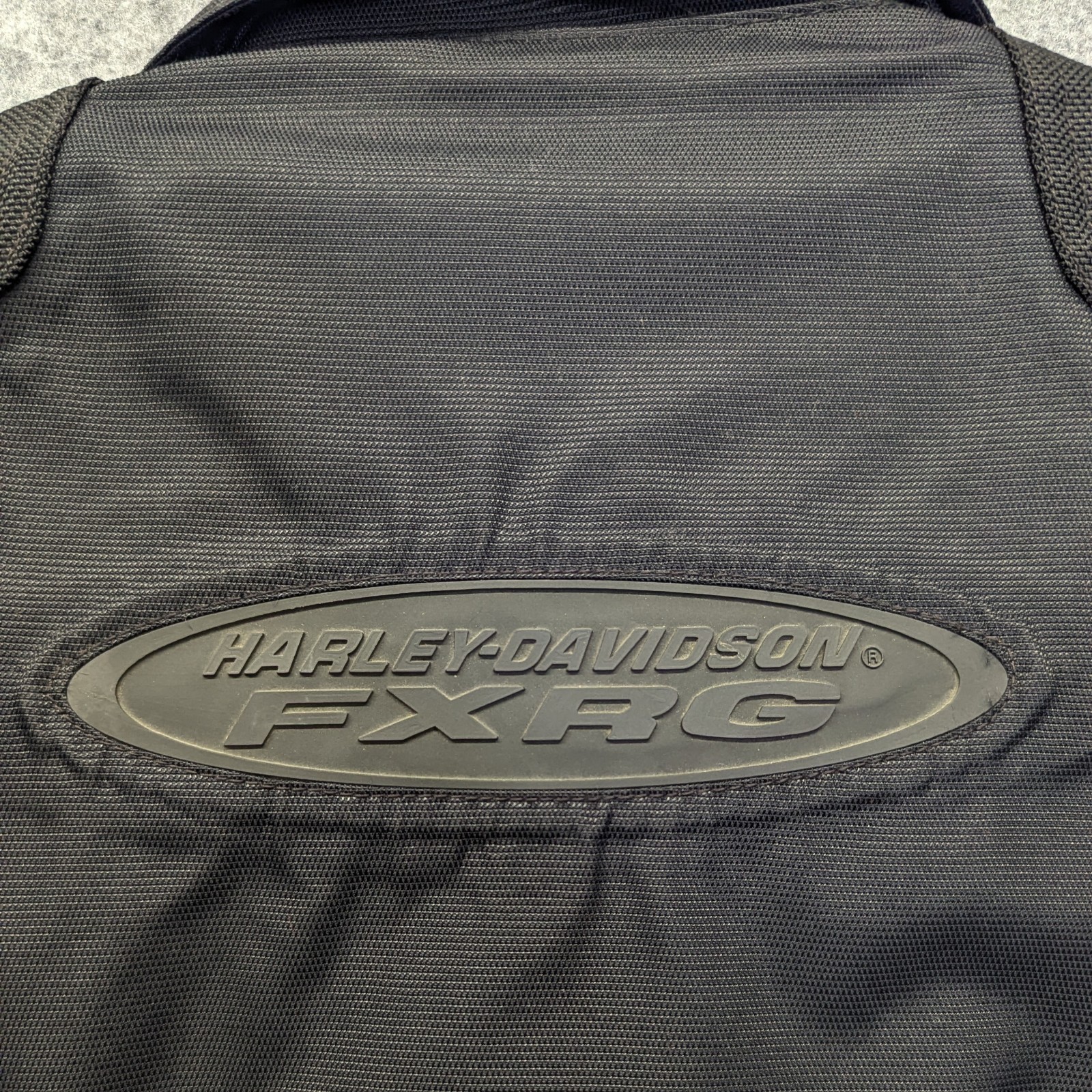 Harley-Davidson FXRG Men’s XL Black Nylon Armored Motorcycle Riding Jacket Coat