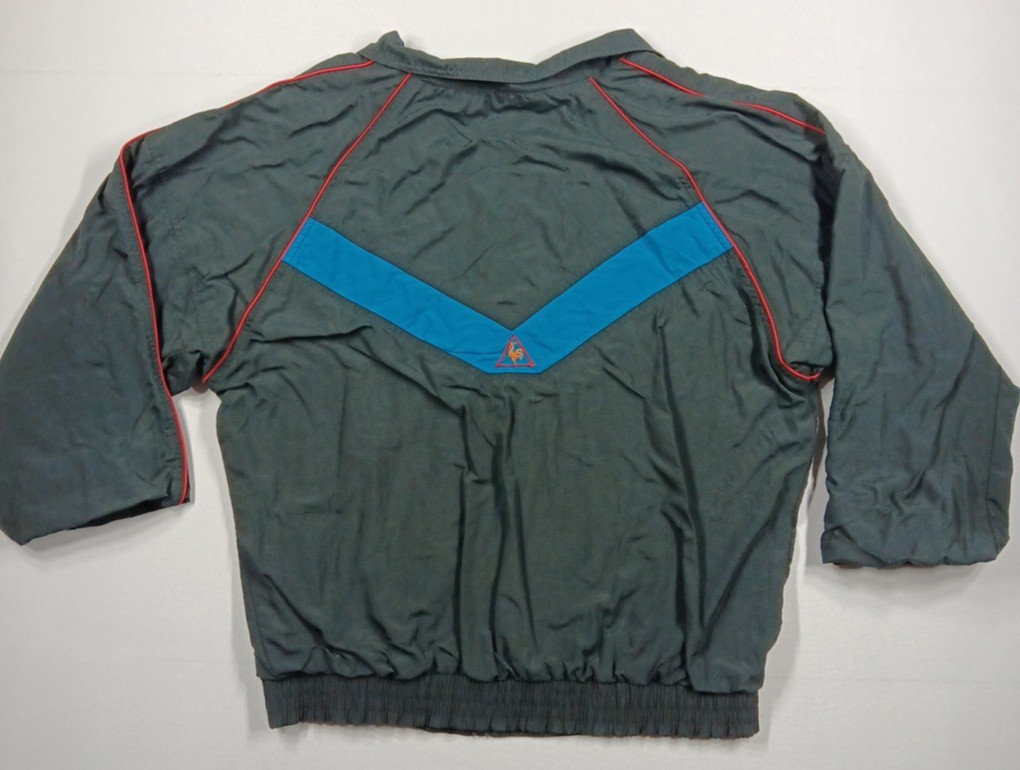 Le coq sportif Vintage Lined Jacket Men’s Med. Full Zip Sport Windbreaker