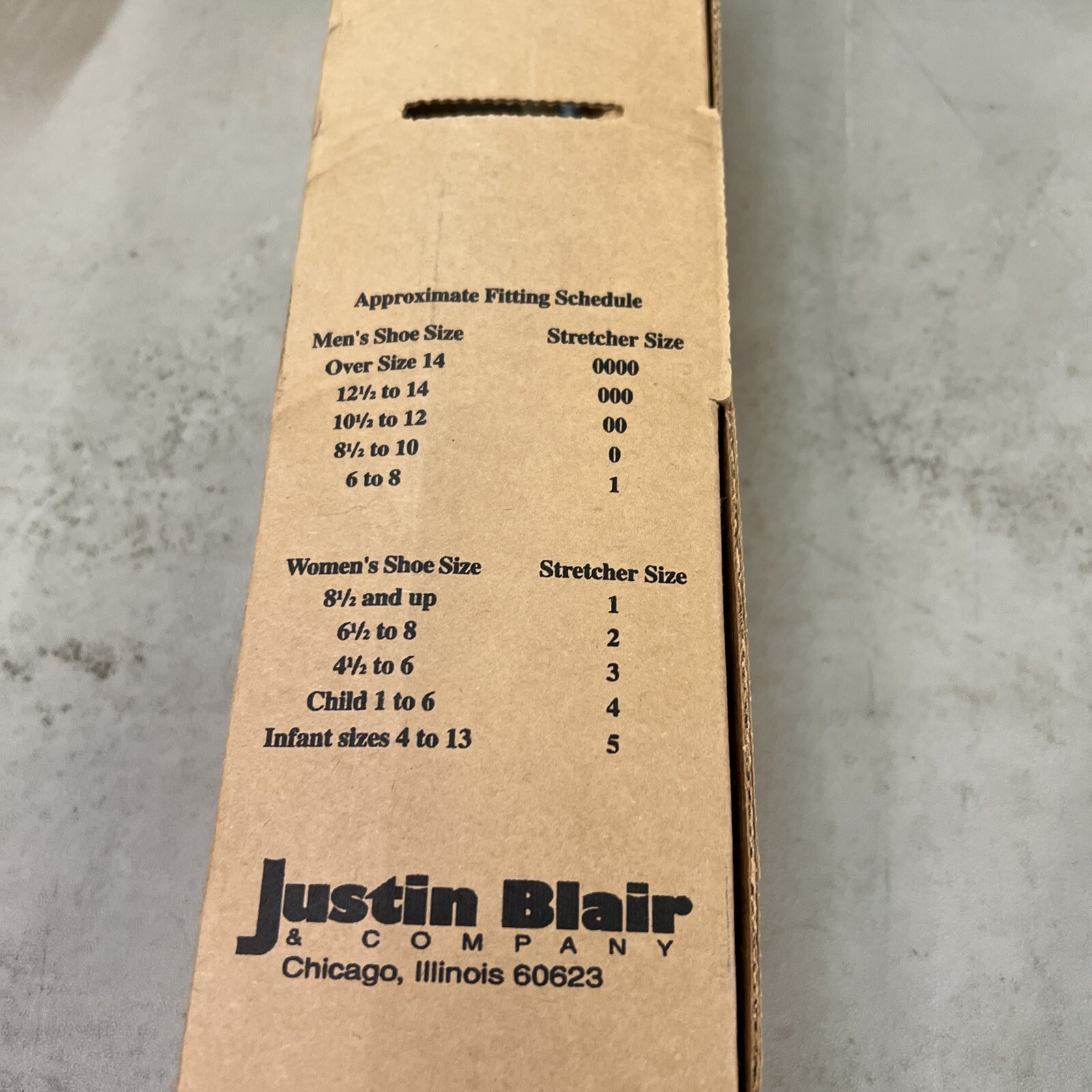 Justin Blair Professional Shoe Stretcher Size low 1 Brand New In Box
