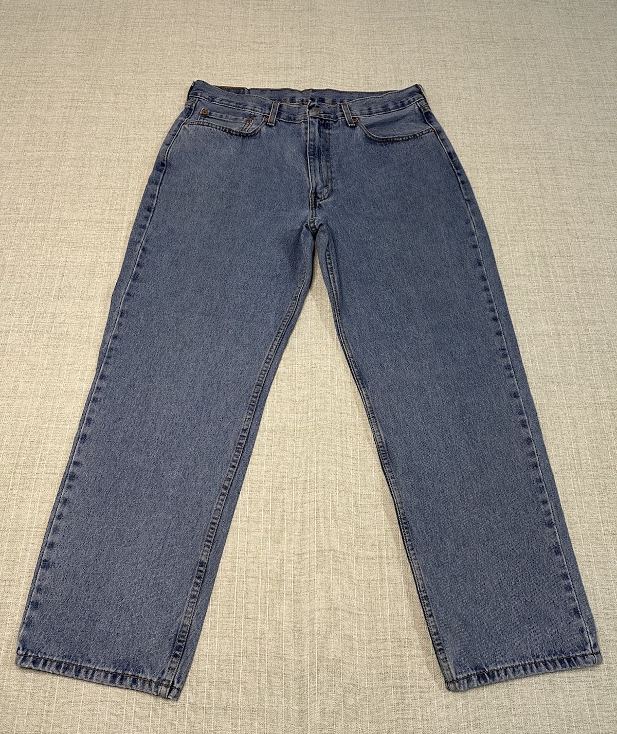 Levi’s 550 Relaxed Fit Medium Blue 100% Cotton Denim Jeans Men’s 36X30