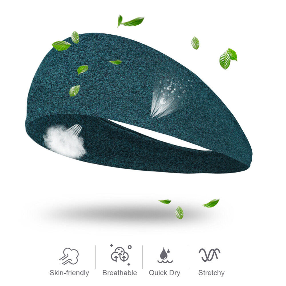 Sports Headband Fitnesss Yoga Gym Basketball Sweatband Hair Wraps for Men Women