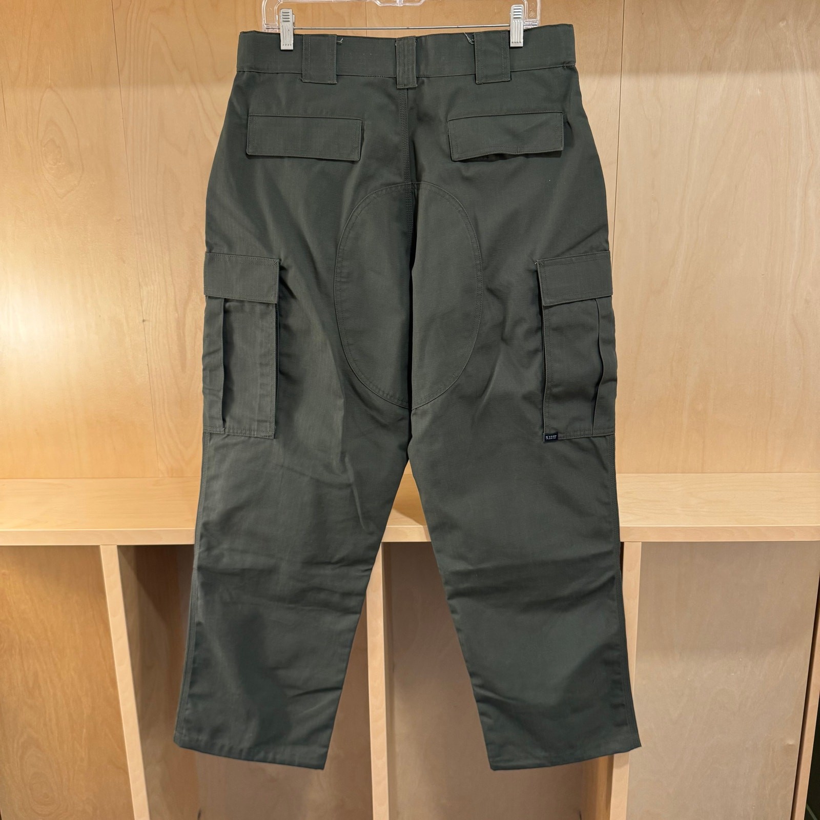 5.11 Tactical Taclite TDU Ripstop Cargo Pants Size Large Short Green Lightweight
