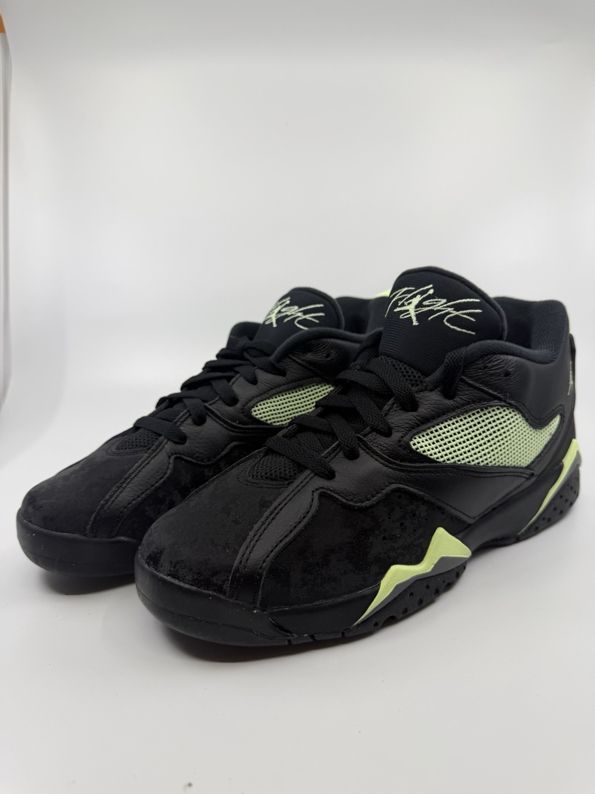 Nike Jordan MVP 92 GS Black Barely Volt Iron Grey Youth 6.5Y NIB No Lid