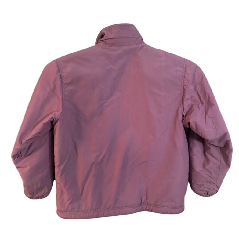 LL Bean Warm-Up Jacket Womens Medium Purple Fleece Lined Thinsulate Vintage USA