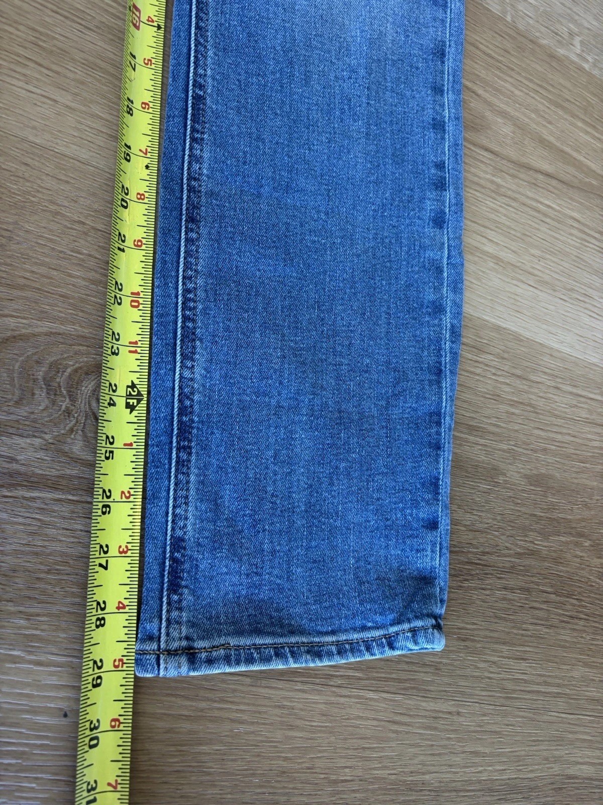 Gap Vintage Slim High Rise Womens Jeans 31 Long Zip Fly
