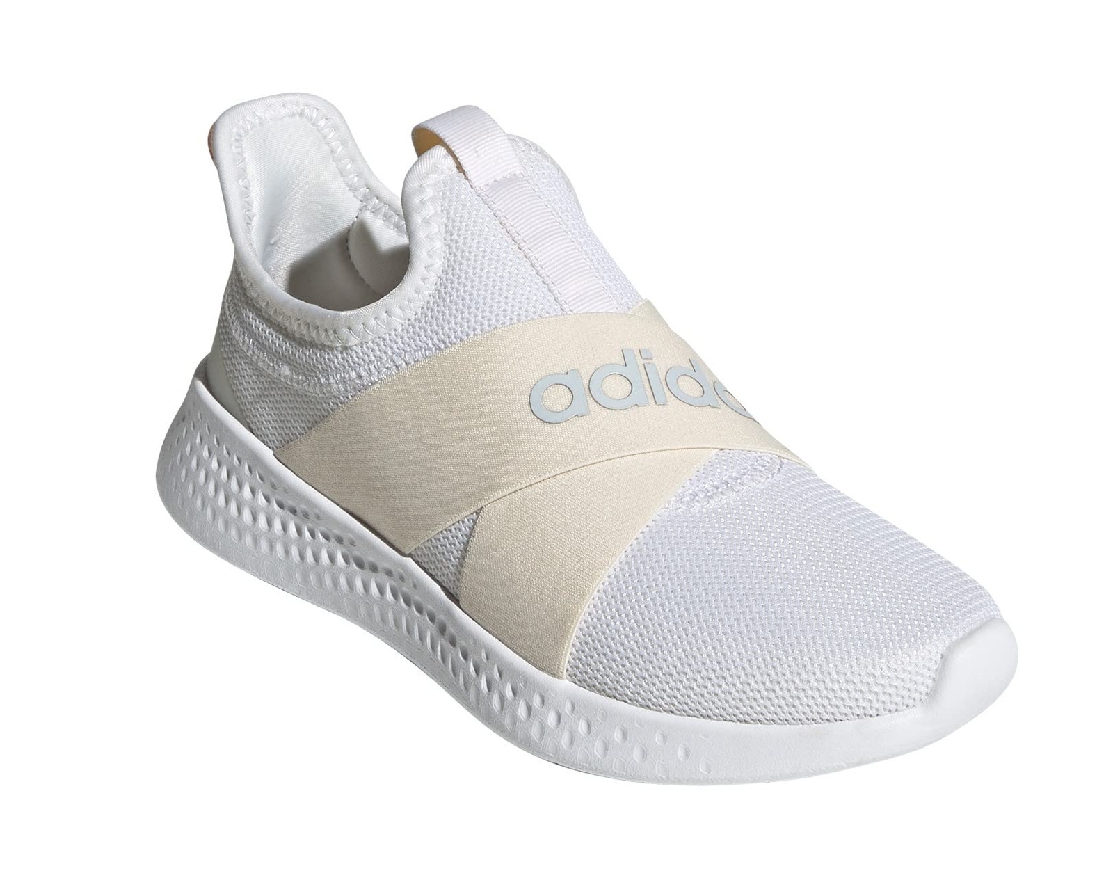 adidas Women’s Puremotion Adapt Running Shoe, White/White/Wonder White, 10 M US