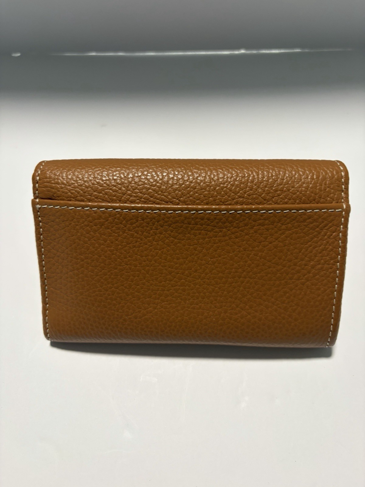 Dooney & Bourke Lucca Leather Satchel In Caramel W/Matching Lucca Flap Wallet