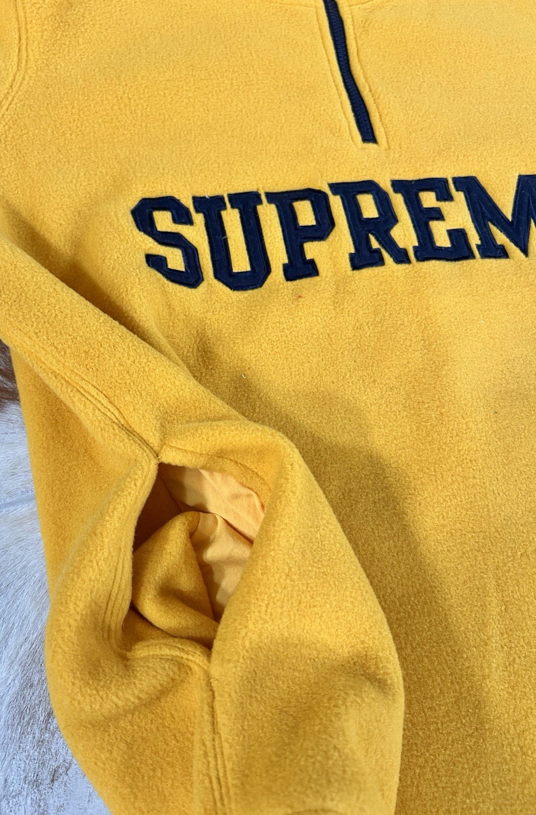 Brand New (with tags) Supreme Polartec 1/4 Zip Fleece Pullover, FW2011