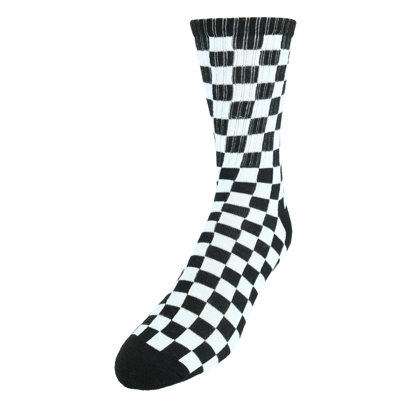 Mad Toro Men’s Cotton Blend Race Flag Checkered Socks