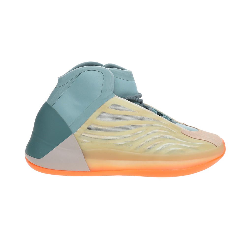 adidas Yeezy Quantum Basketball Mens Beige, Blue, Orange Sneakers Athletic Sho