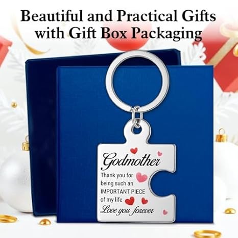 Godmother Keychain Gift from Godchild – Perfect for Any Occasion