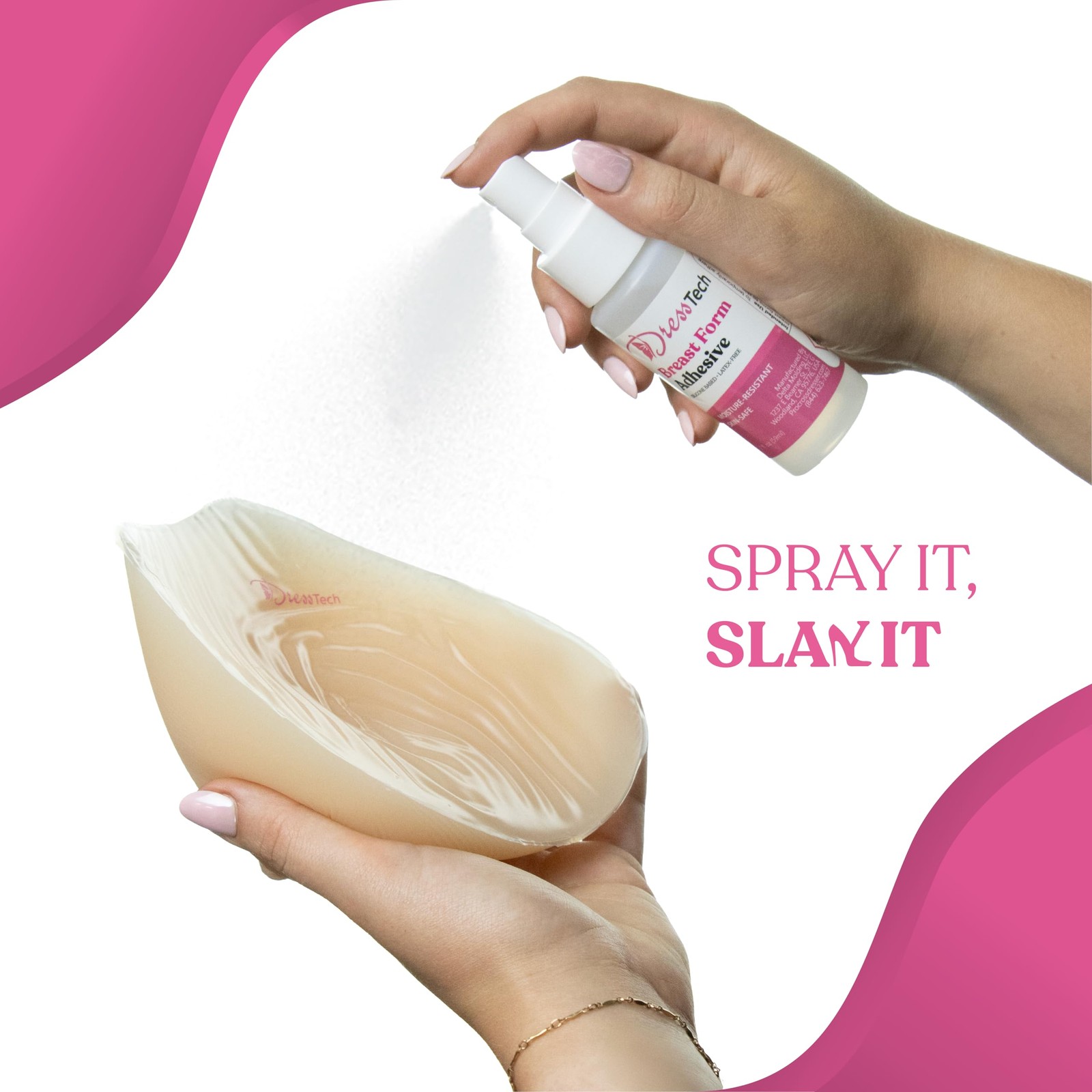 Breast Form Adhesive Long Lasting Medical-Grade 2 oz. Spray
