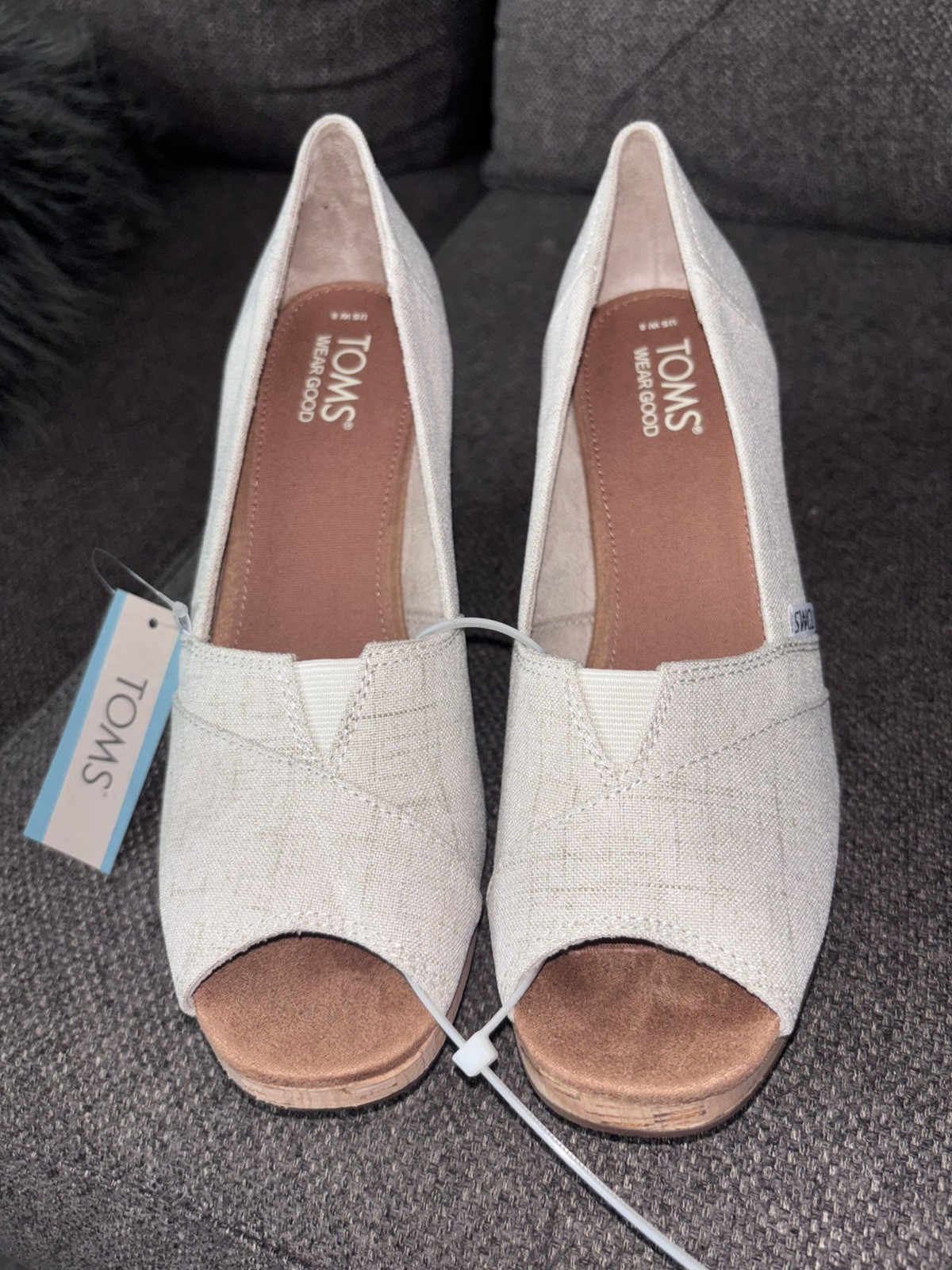 Women’s Classic Espadrille Wedge Sandal, Natural Crosshatch Jacquard, 8