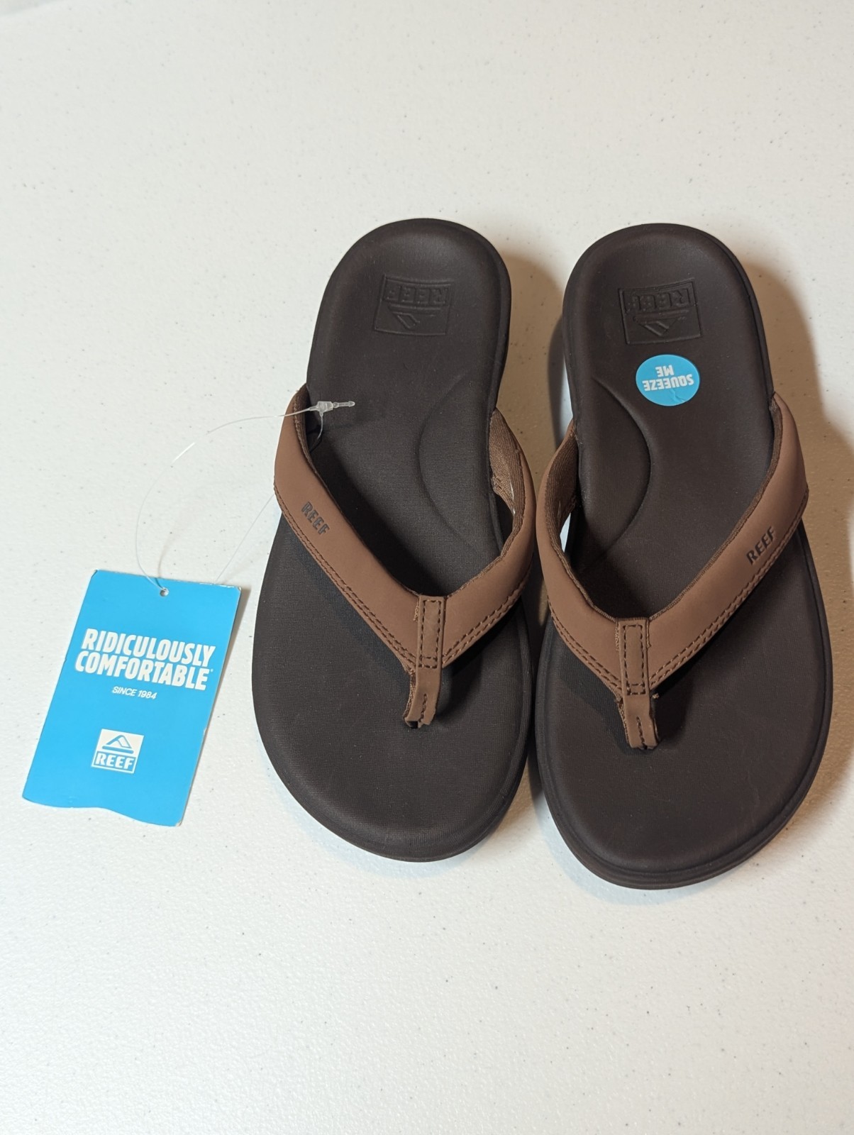 Reef Cushion Cloud Women’s Size 10 Flip Flops Thong Sandals Espresso New NWT