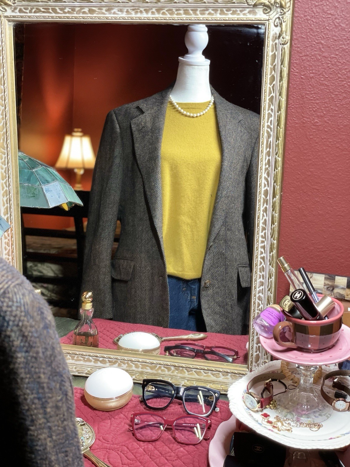Vintage Cambridge Classics Men’sTweed BlazerJacket SzL UNISEX 70’s 80’s Academic