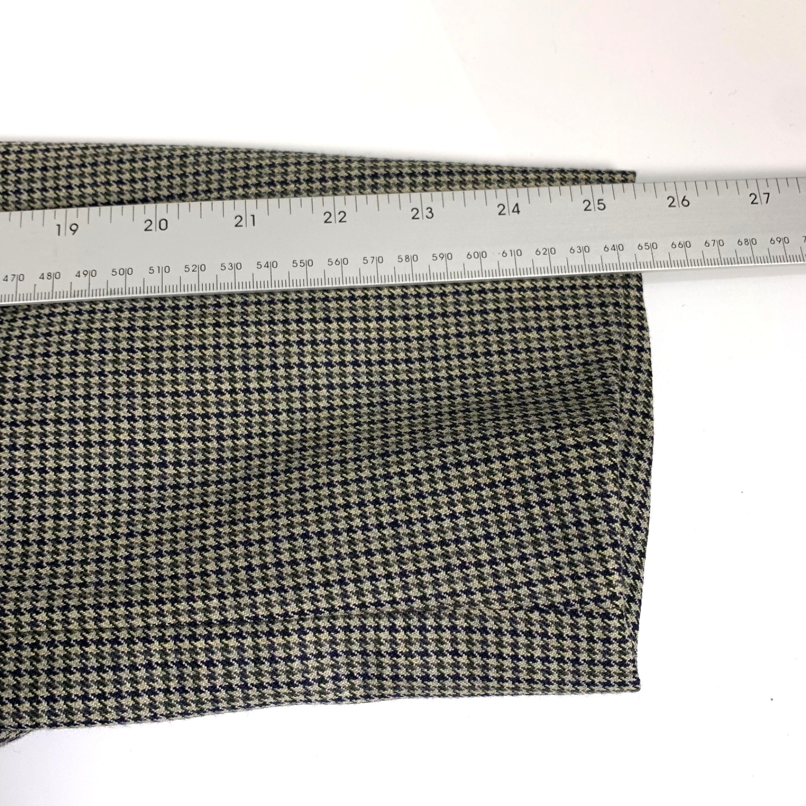 Brioni Traiano Houndstooth Blazer Jacket Mens 58/48R 90% Wool 10% Cashmere Italy