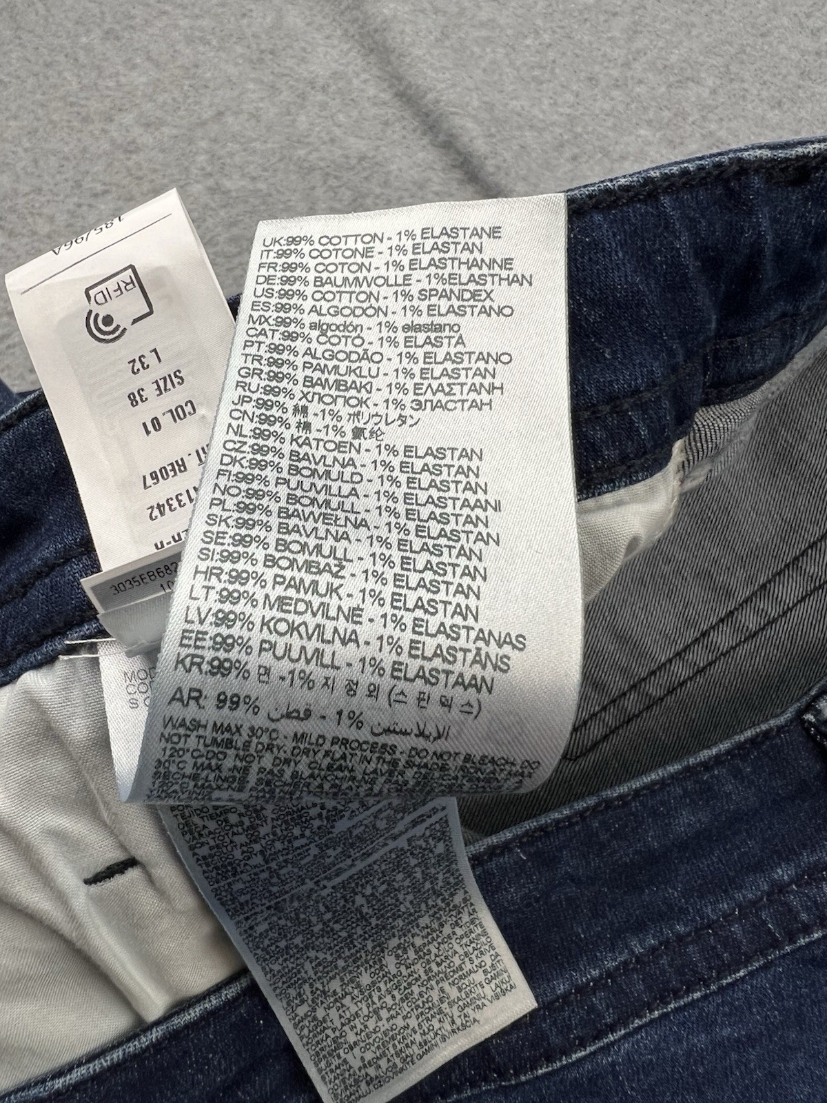 Diesel Men’s Thommer Slim Fit Jeans W40 L32 ***(tag says 38) RE067 Dark Blue NWT