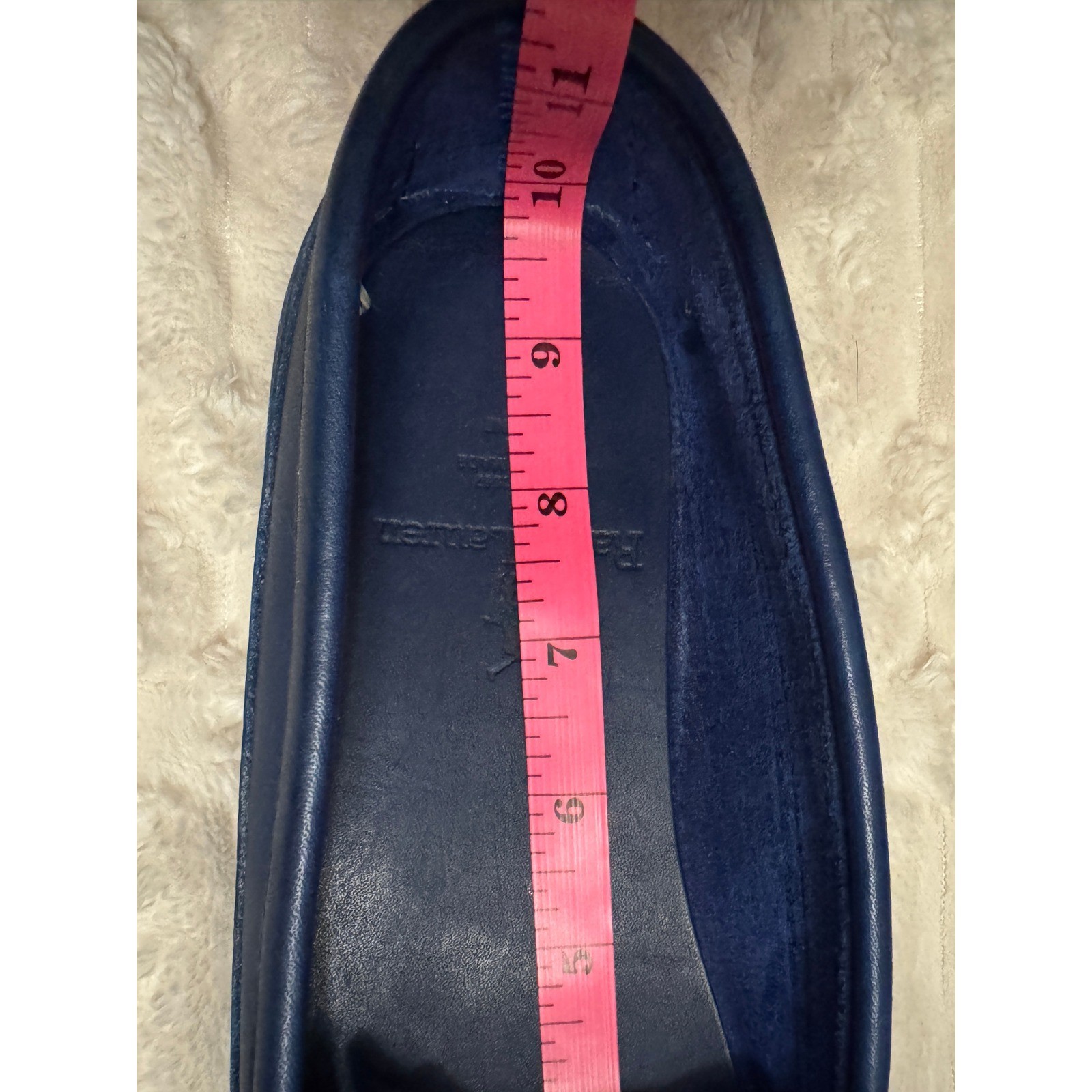 Ralph Lauren Rare Vintage Bench Made in Maine Blue Kiltie Moccasins W 8