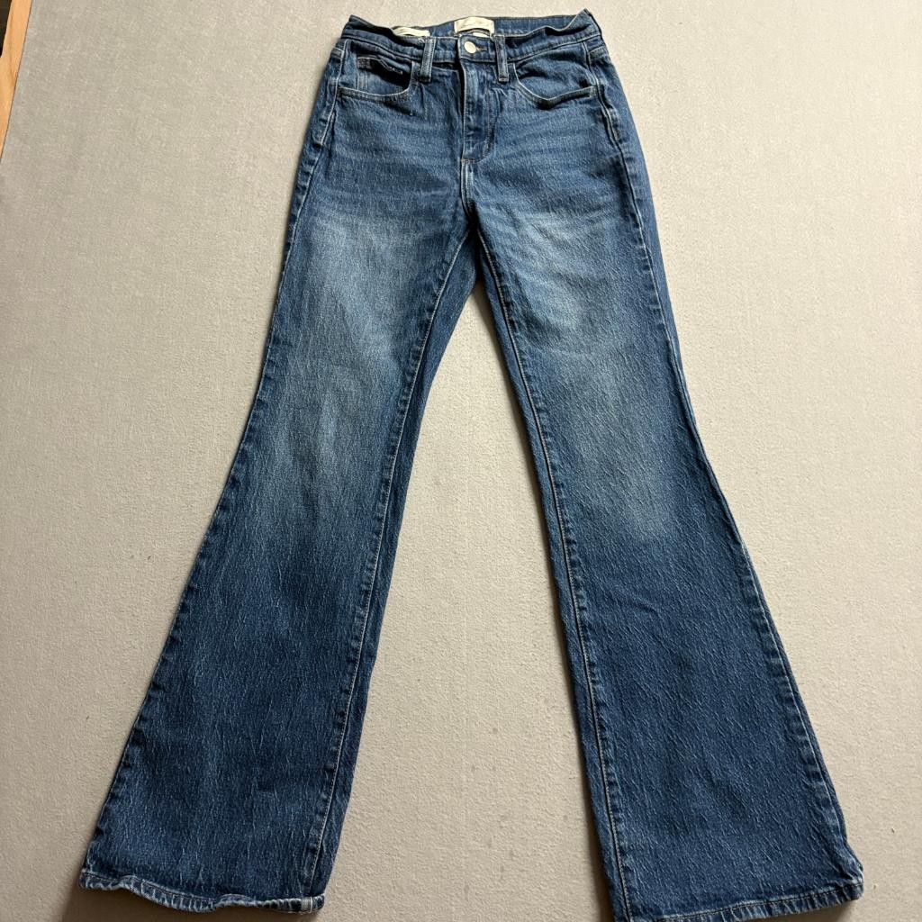 Universal Thread High Rise Flare Jeans Womens 2/26R Blue Stretch Denim