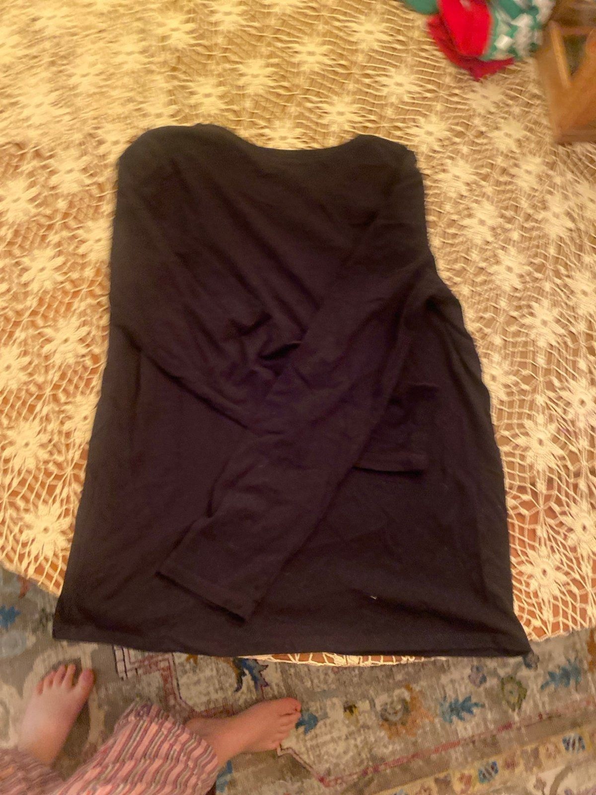 Children’s Place Black L/S Tee with Unicorn Size 16