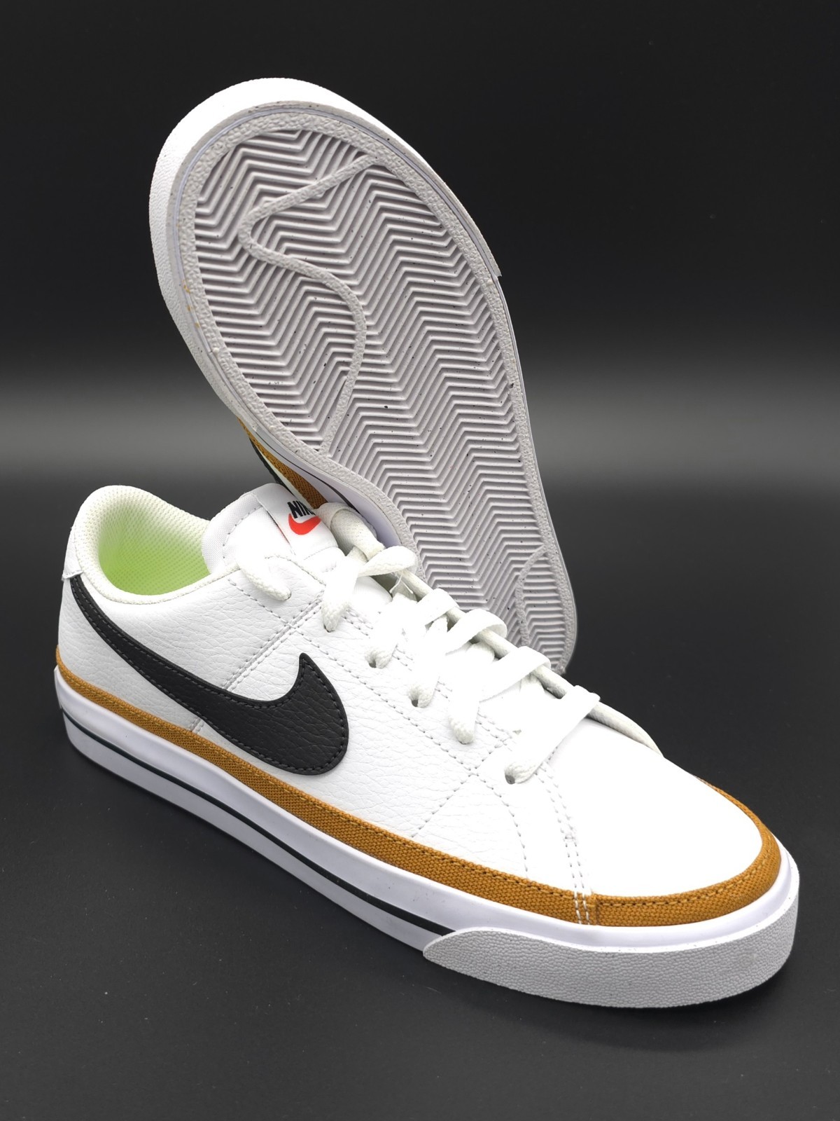 NEW Nike Court Legacy – Women’s Size 7, Next Nature White Black Desert Ochre