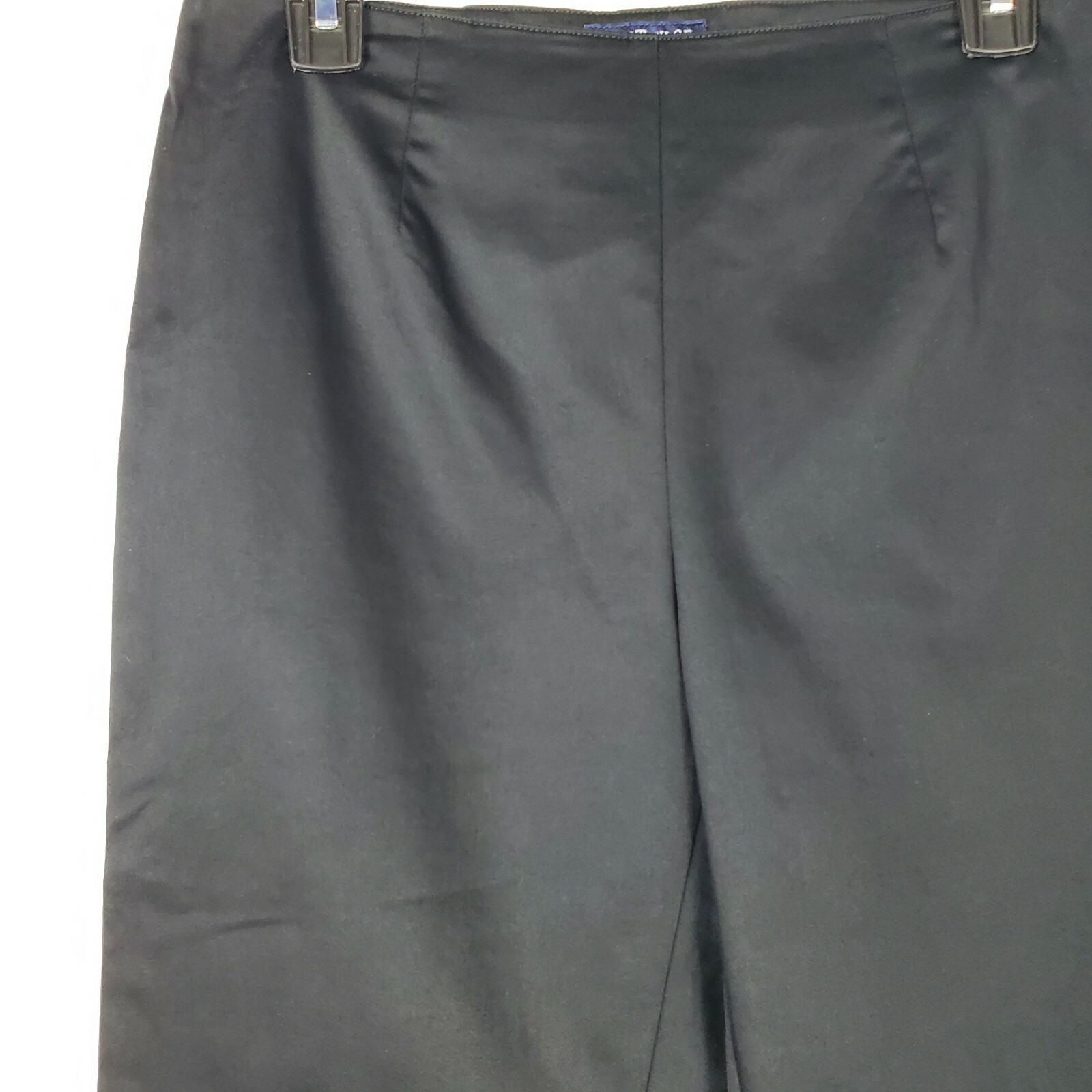 New Ann Taylor Womens Cropped Pants With Side Zipper Stretch 98%Cotton 2%Spandex