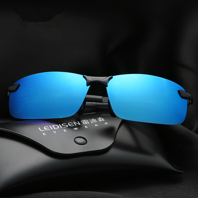 Mens HD Polarized Sunglasses Driving Outdoor Sports Classic Glasses Eyewear Blue