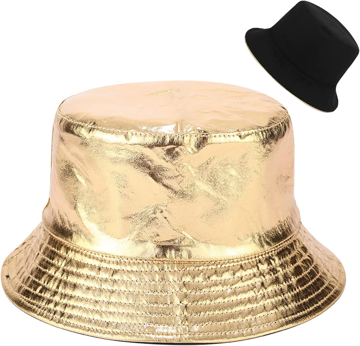 Unisex Bucket Hat Beach Sun Hat Aesthetic Fishing Hat for Men Women Teens, Rever