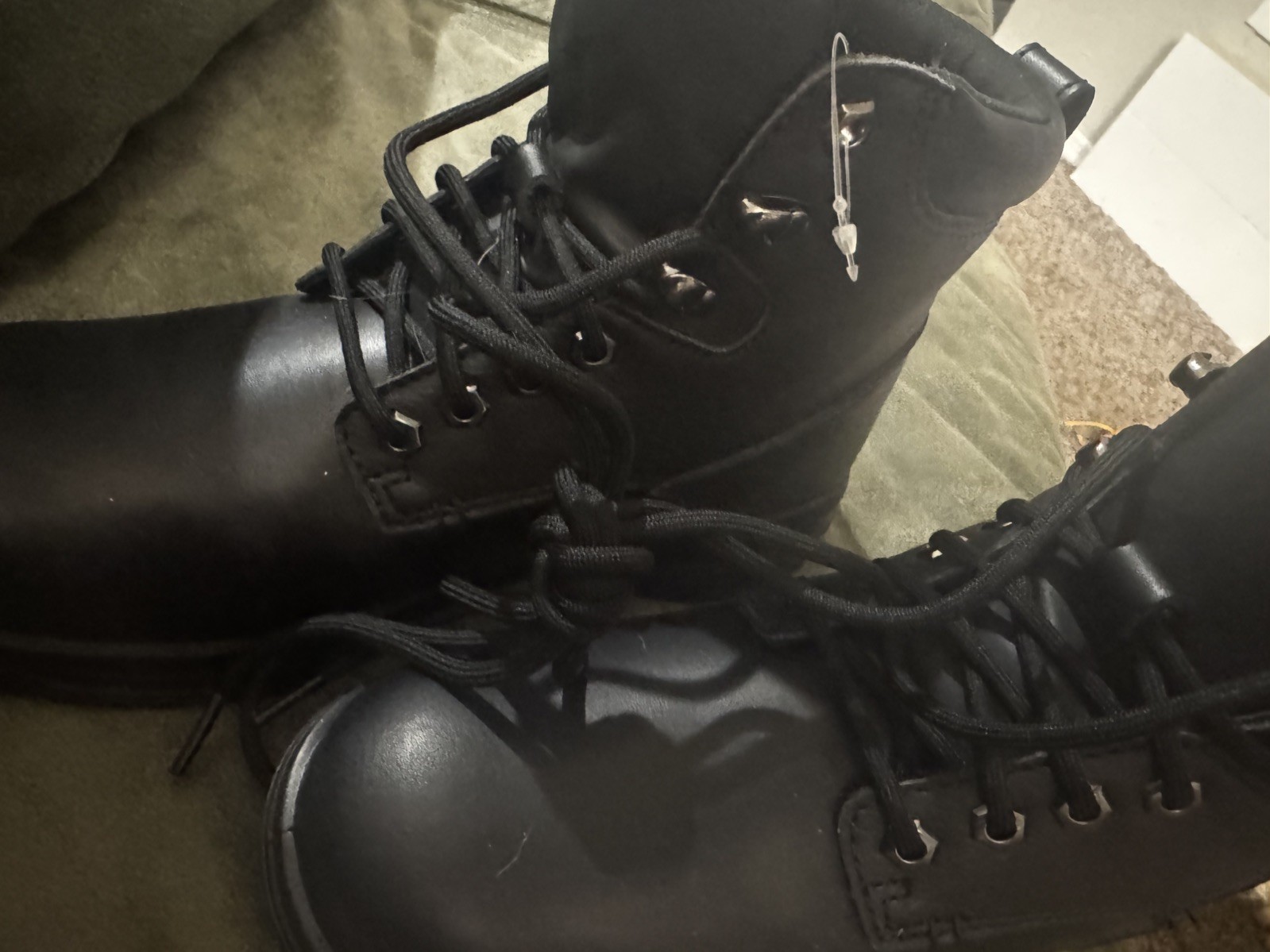Ace work boots shoes for crews composite toe Unisex work Shoe, Sz 8 M, 9.5 W