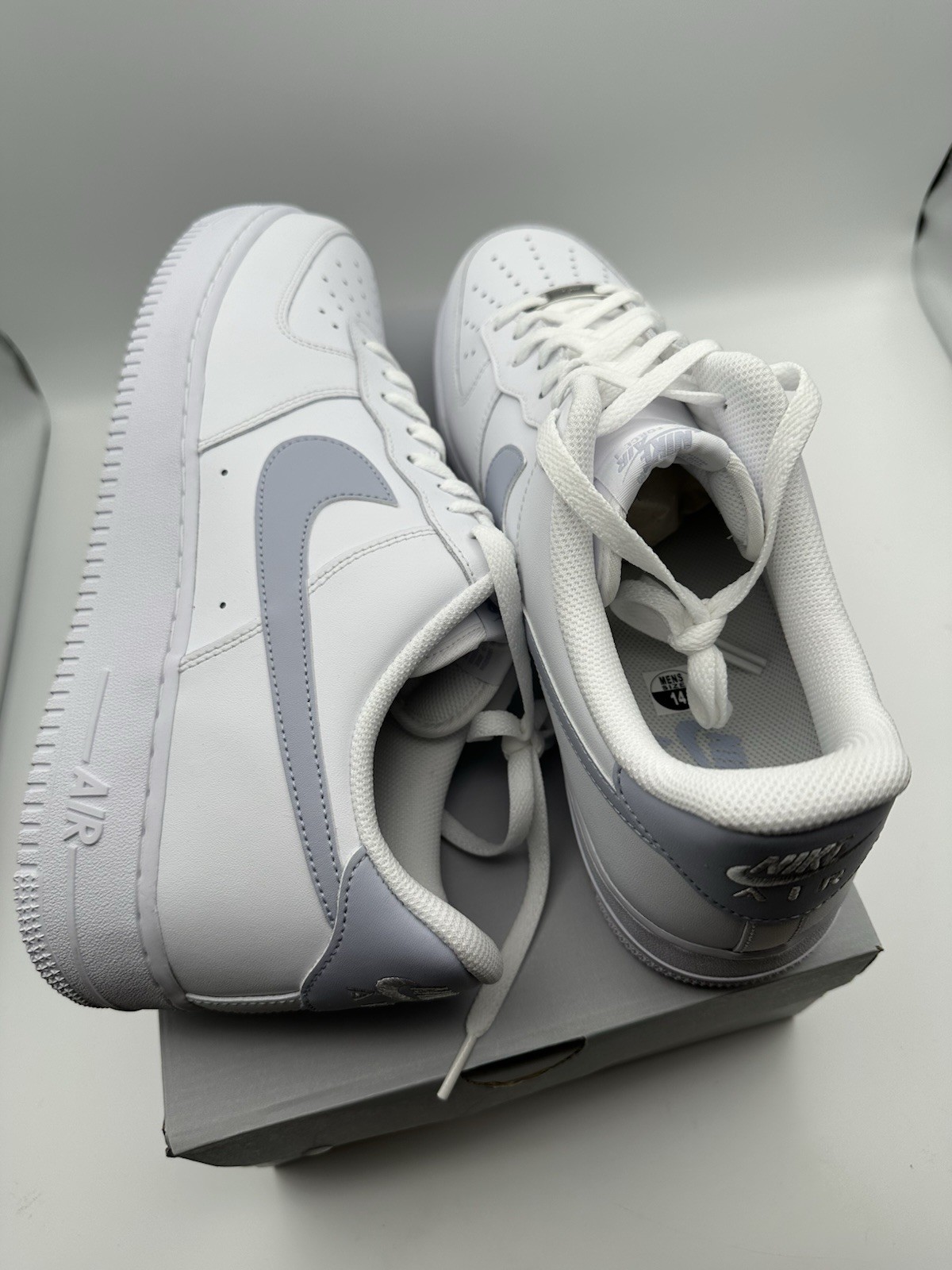 Nike Air Force 1 07 White Ghost Sneakers FJ4146-117 US Men’s Size 15.0 NEW