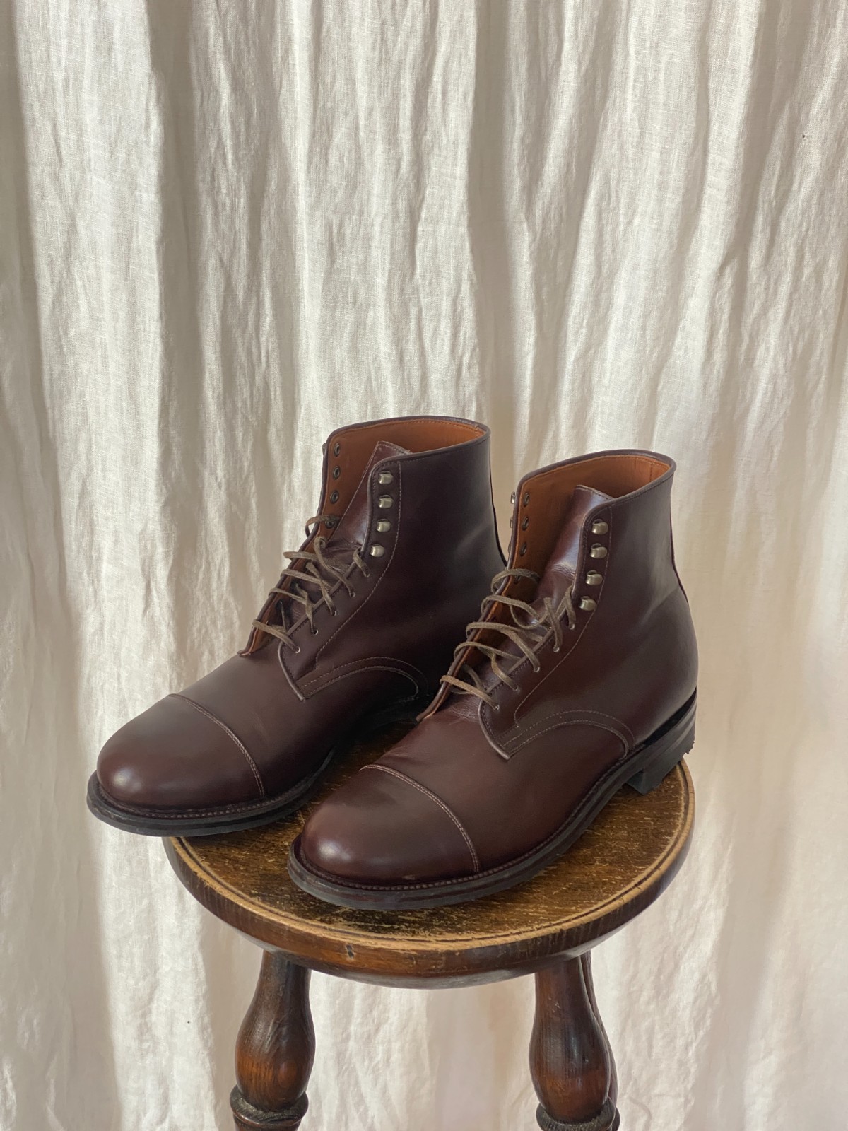 Viberg Halkett Boot AW23 in Brown Calf Size 7.5E