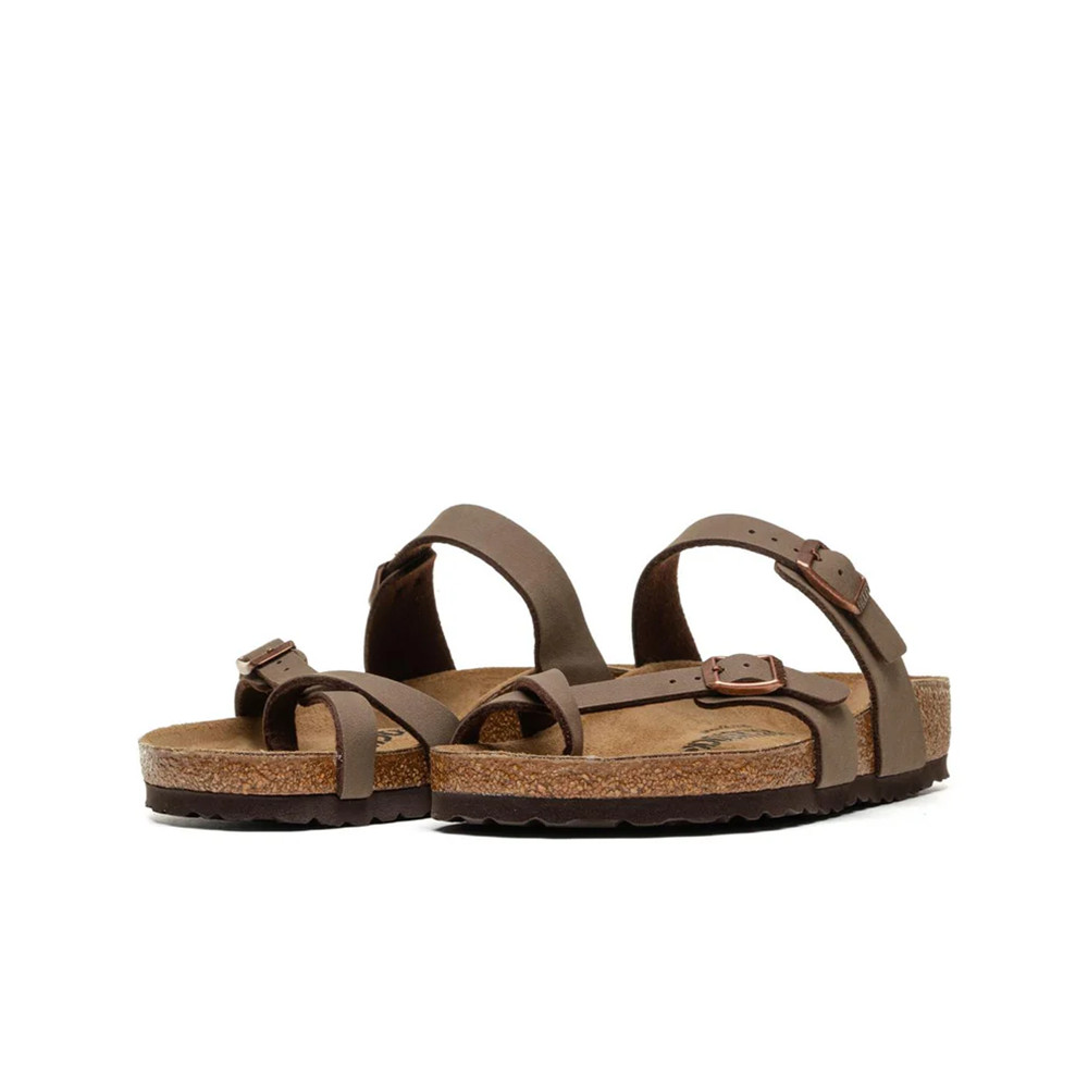 Birkenstock Mayari Flip Flops Soft Footbed Mocha Birkibuc Sandal Women’s Shoes