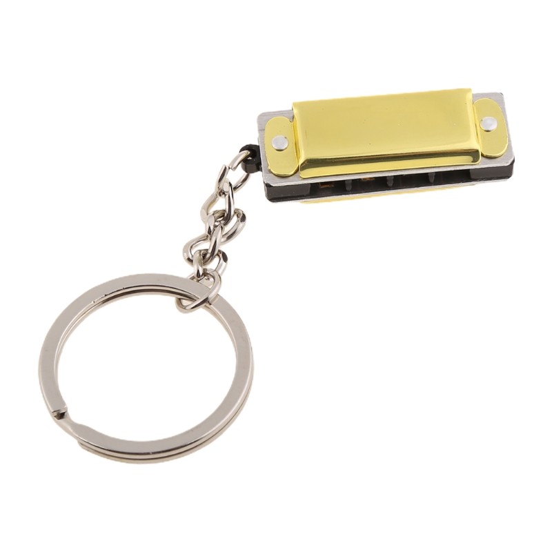 Harmonica Keychain for Key,for Key Chain for Key Ring 3.6 x1.2 x 0.8cm for Kids