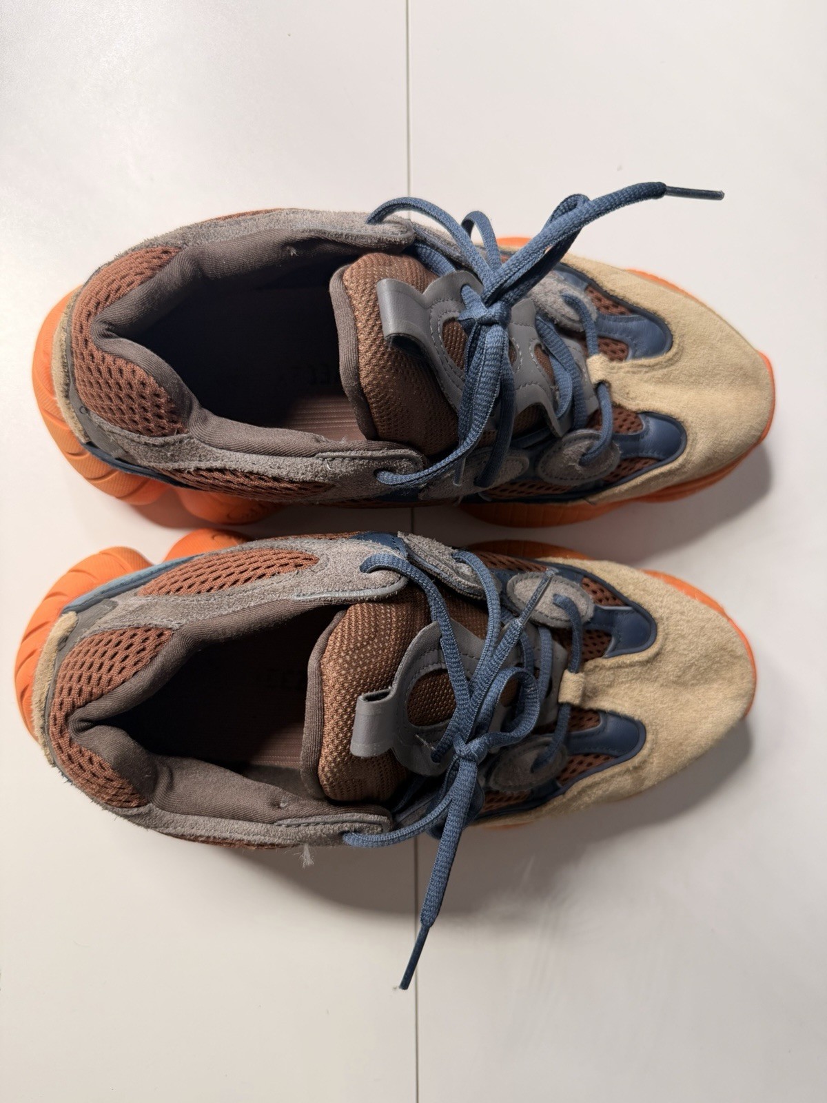 adidas Yeezy 500 Enflame GZ5541 Men’s Lace Up Low Top Suede Sneaker 2021