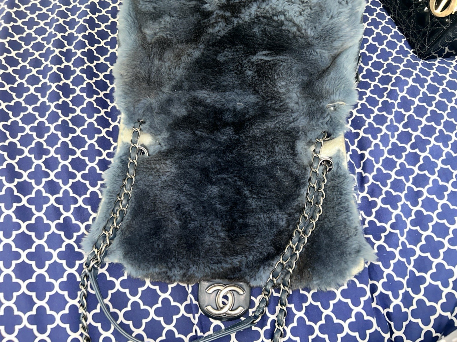Chanel Limited Edition Rabbit Fur Flap Bag