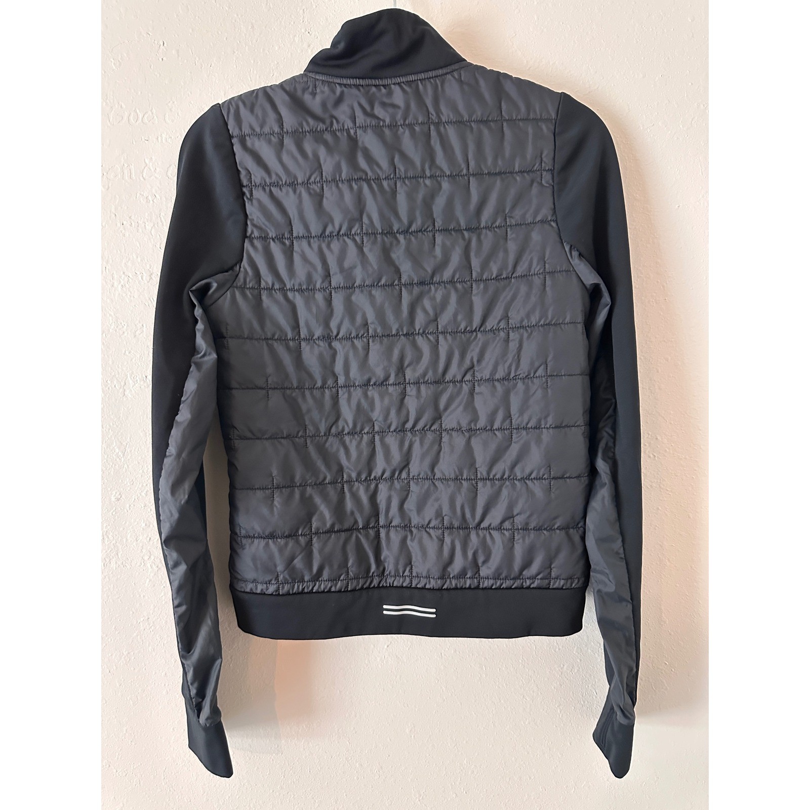 Nike Running Therma-FIT Quilted Puffer Full Zip Black Jacket Womens XS
