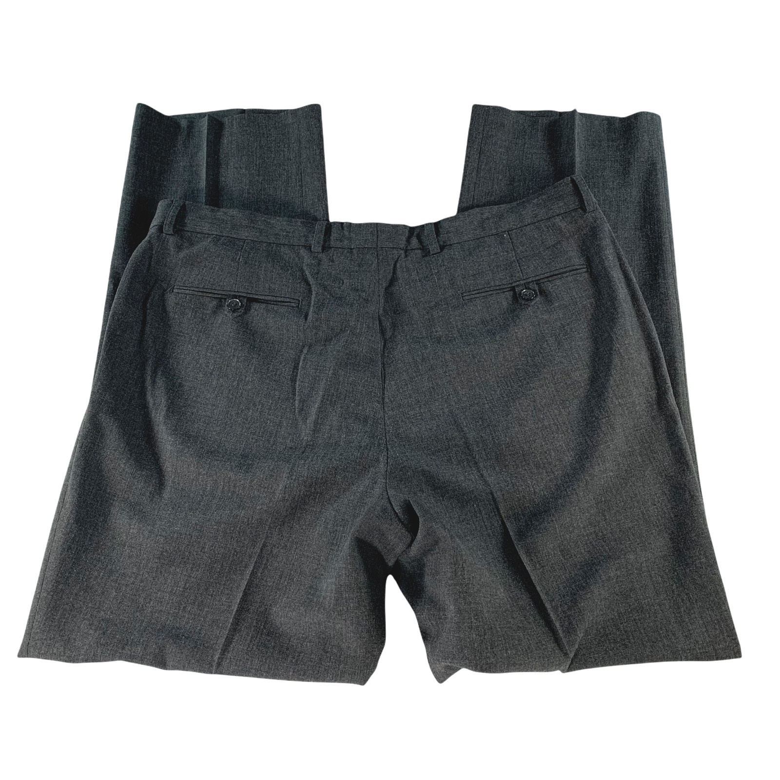 Alberto Men’s Kevin Flat Front Comfort Fit Ceramica Pants Gray • 40×34 | 56