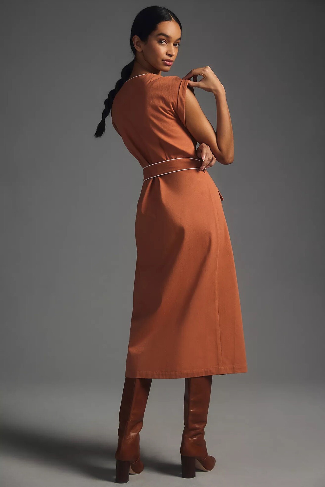 Mare Mare x Anthropologie Utility Shirt Dress Size L New Without Tags RRP: £95