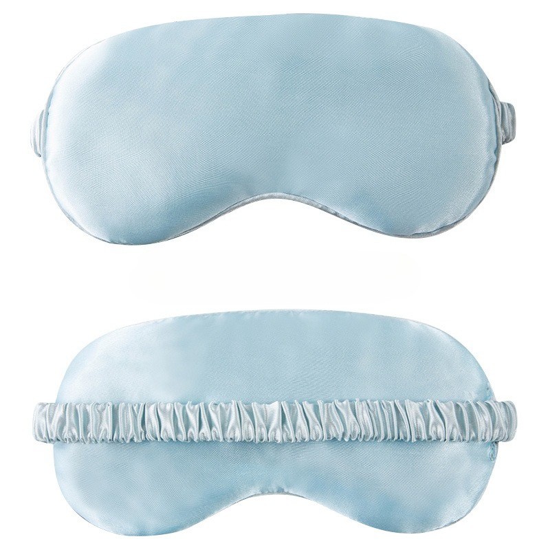 Imitation Silk Sleep Eye Mask Light Blocking Double-sided Silk Ice Silk Eye Mask