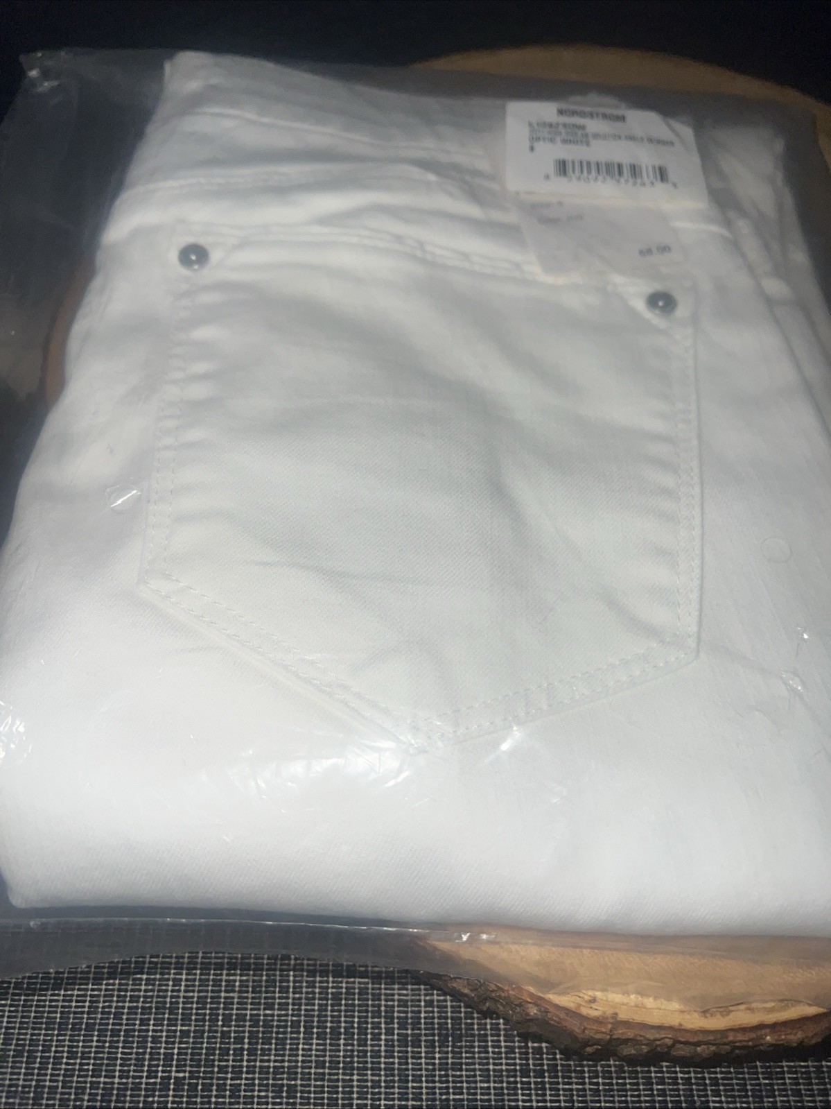 NEW in Bag Nordstrom Optic White WMNS 8 High Rise AB Solution Ankle Skimmer ￼