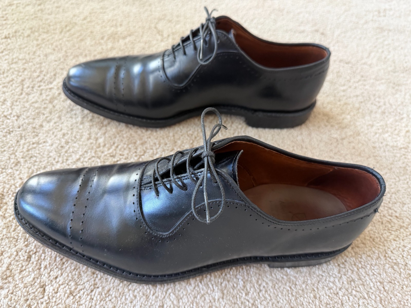 Allen Edmonds “Vernon” Men’s Black Shoes 10.5