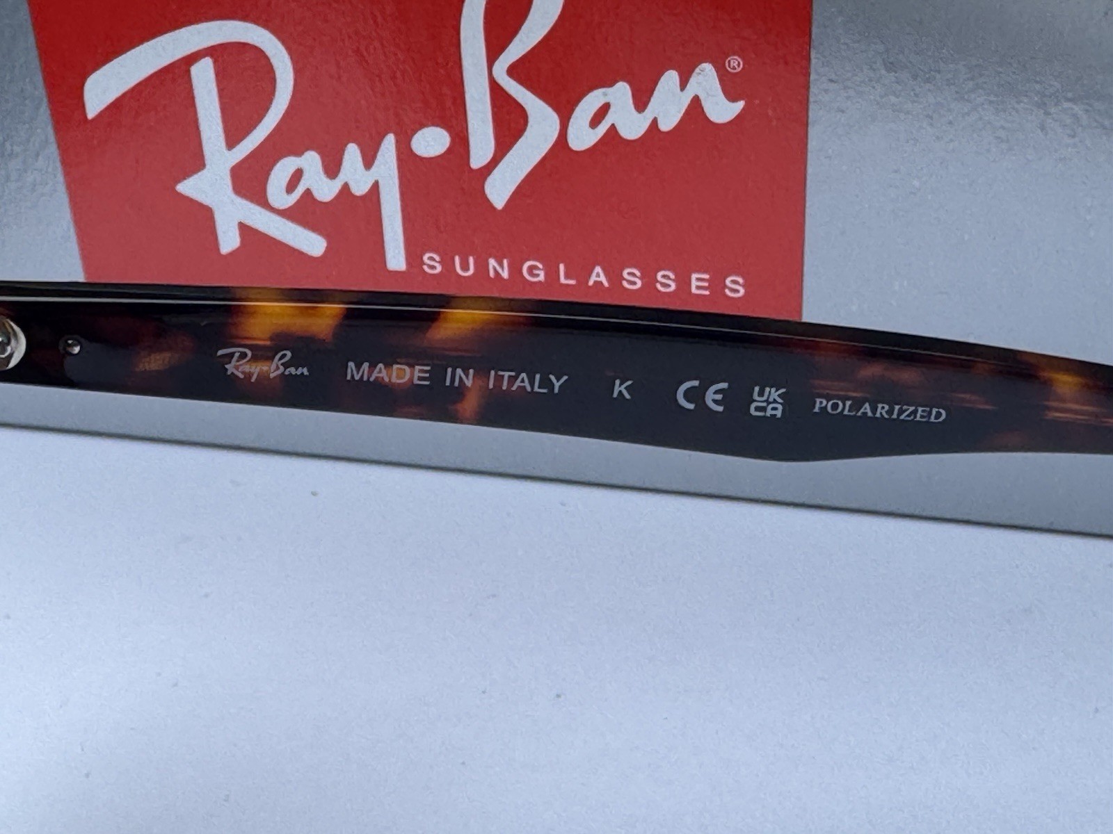 NEW Ray-Ban RB4306 710/83 Polished Light Havana/ Polarized Brown Sunglasses 54mm